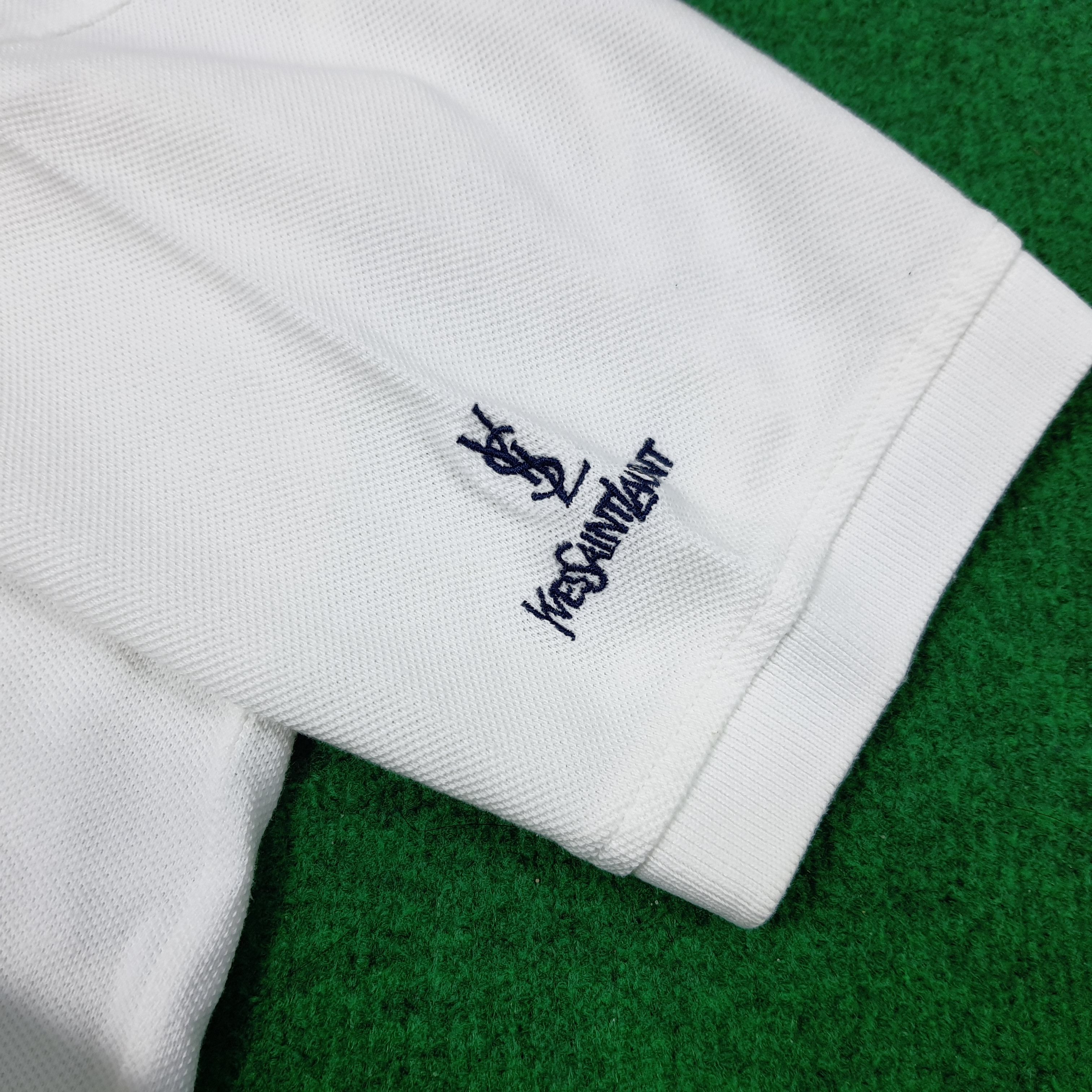 Vintage × Yves Saint Laurent Vintage Yves Saint Laurent Luxury Designer Polo Shirt Size US M / EU 48-50 / 2 - 5 Thumbnail