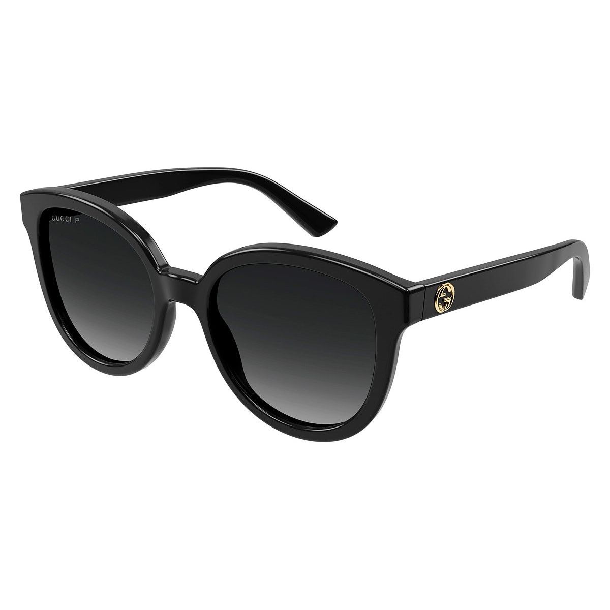 Gucci Gucci Sunglasses GG1315S 002 Shiny Black/Grey PolarizedWomen Size ONE SIZE - 2 Thumbnail