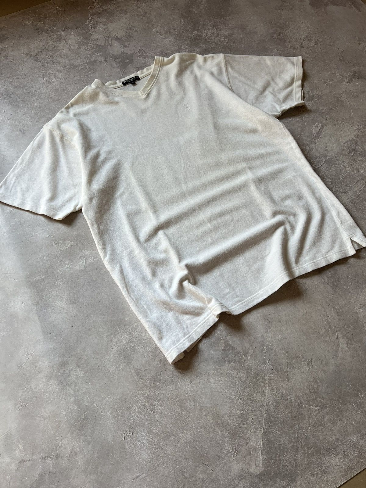 Yves Saint Laurent Vintage YSL 90s Y2k Distressed Tee Size US XL / EU 56 / 4 - 2 Thumbnail