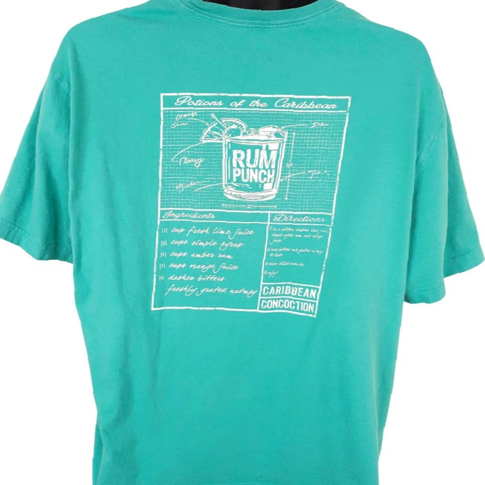 Vintage Rum Punch T Shirt Mens Size Large Blue Potions Of The Caribbean OVERSIZED Fit Size US L / EU 52-54 / 3 - 4 Thumbnail