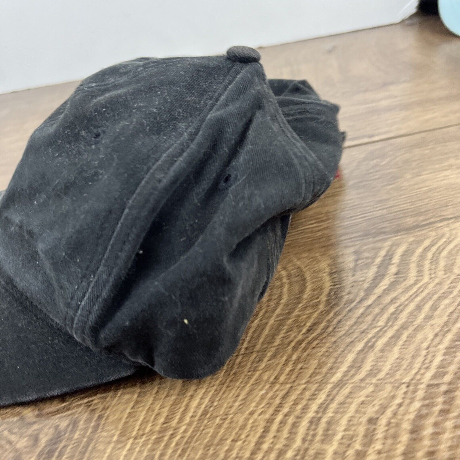 Other Plain Black Hat Adjustable Adult Size Hat Black Cap Size ONE SIZE - 8 Thumbnail