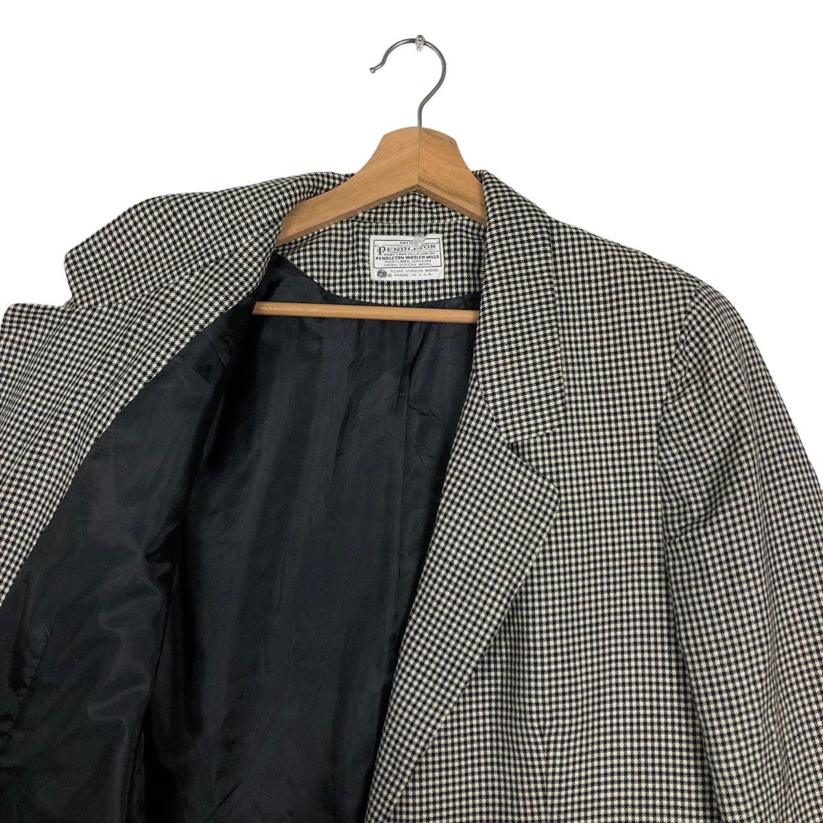 Japanese Brand 🔥90s Miss Pendelton Double Breast Chore Jacket TartanDesign Size US M / EU 48-50 / 2 - 10 Thumbnail