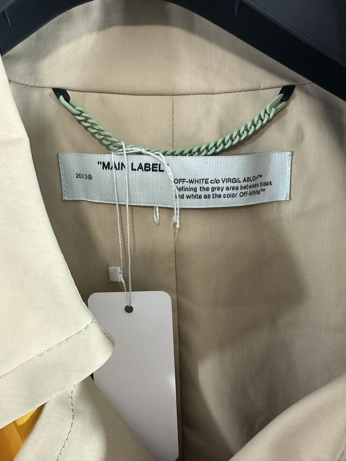 Off-White Off White Raincoat x Peacoat Size US L / EU 52-54 / 3 - 4 Thumbnail