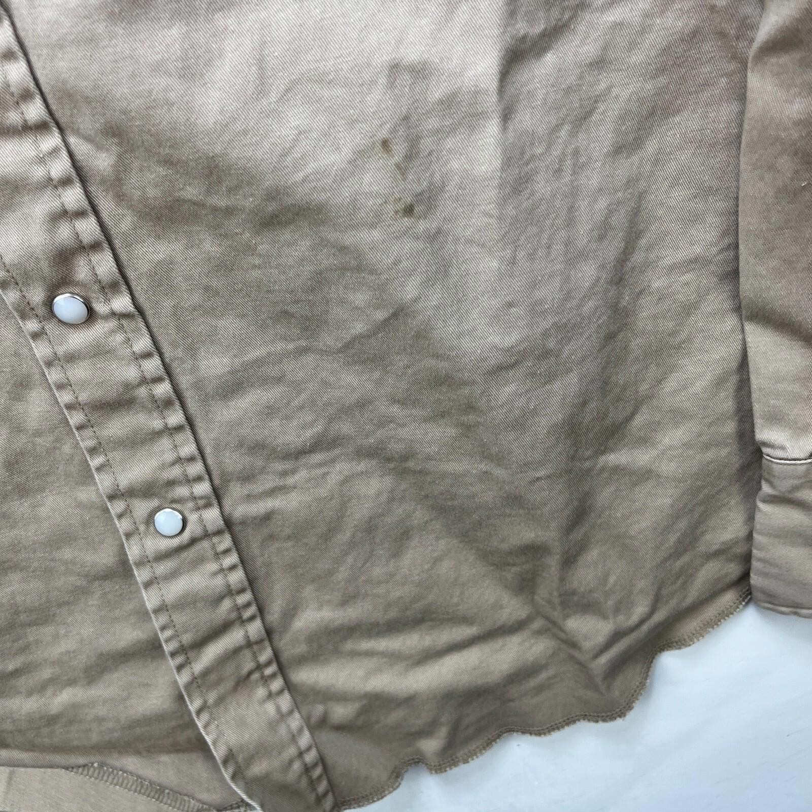 Wrangler Vintage 90s Wrangler Snap Button-Up Long Sleeve Shirt XL Size US XL / EU 56 / 4 - 6 Thumbnail
