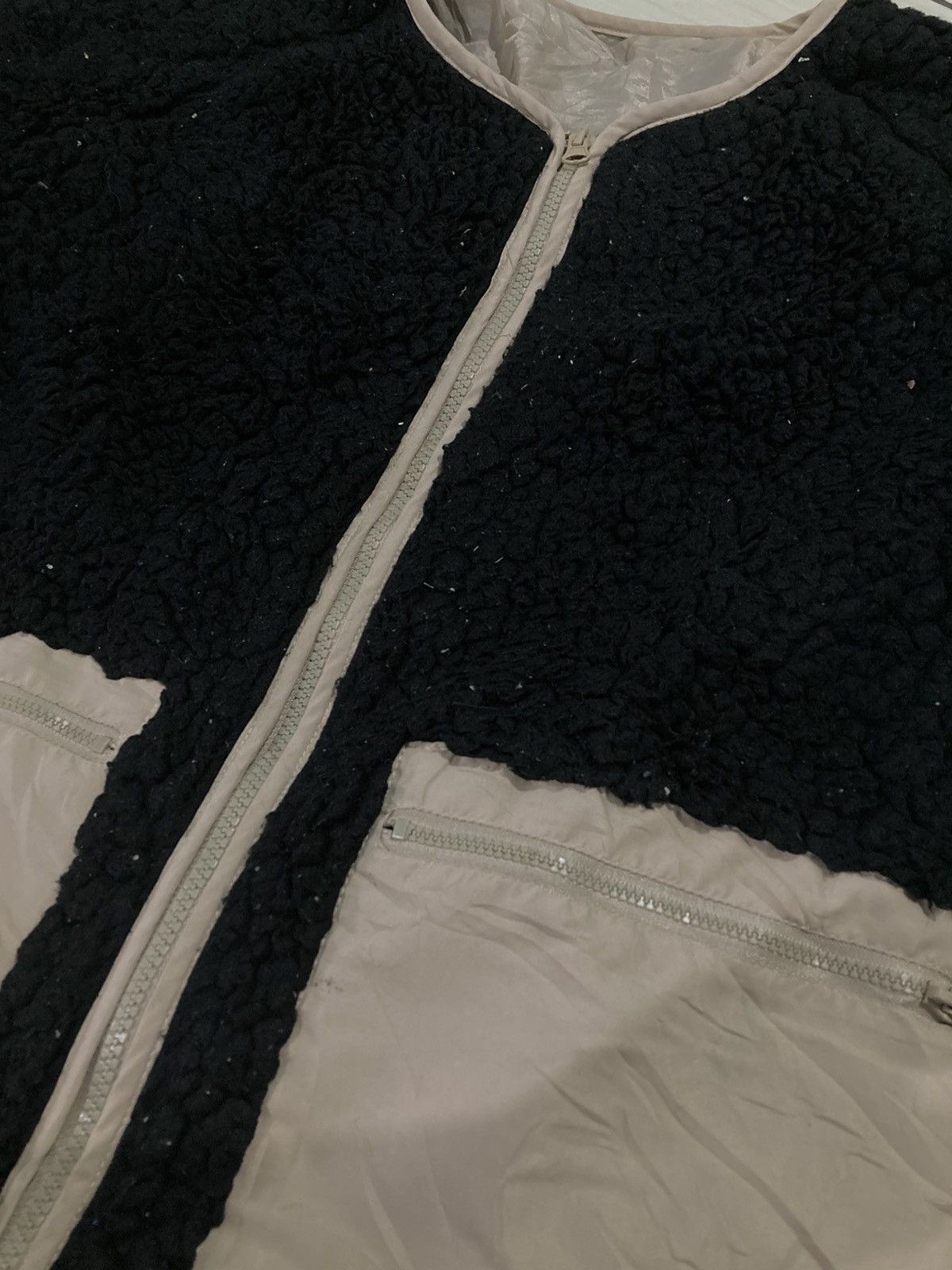 Japanese Brand × Vintage Vintage Airly Momo Sherpa Zipper Jacket Size US M / EU 48-50 / 2 - 2 Thumbnail