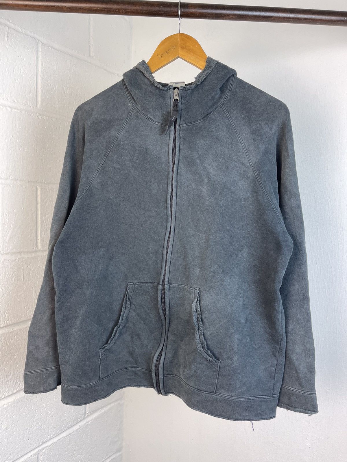 If Six Was Nine × Le Grande Bleu (L.G.B.) × PPFM 90s Faded distressed PPFM Zip Hoodie Size US L / EU 52-54 / 3 - 7 Thumbnail