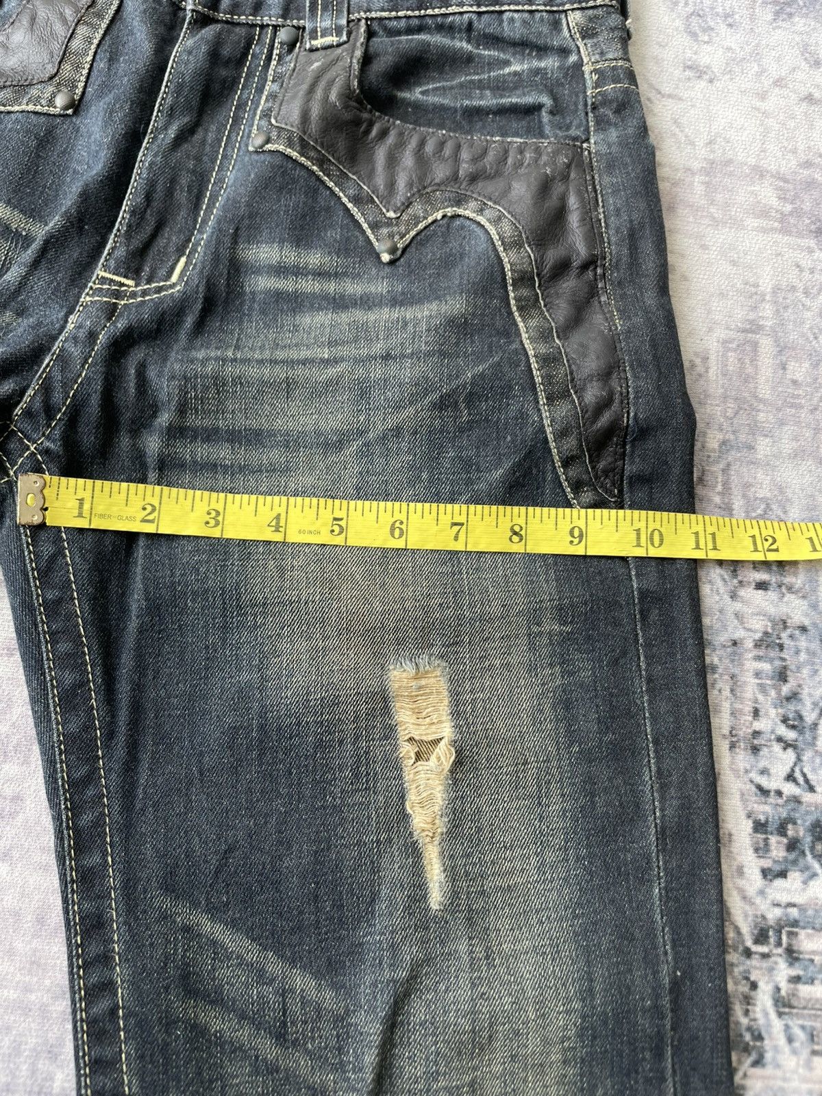 Japanese Brand × Tornado Mart × semanticdesign Big Train Studed Tornado Mart Style Jeans Size US 30 / EU 46 - 17 Thumbnail