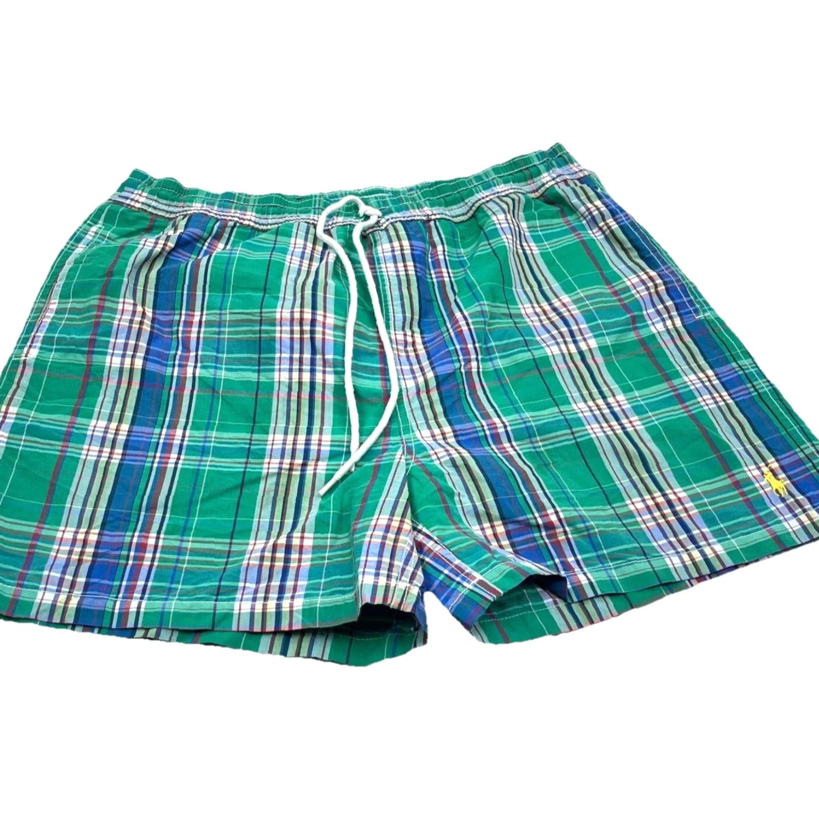 Polo Ralph Lauren VINTAGE Polo Ralph Lauren Swim Trunks Men L Green Polo Ralph Lauren Swim Trunks Men L Green 90s Tartan Size US L / EU 52-54 / 3 - 3 Thumbnail