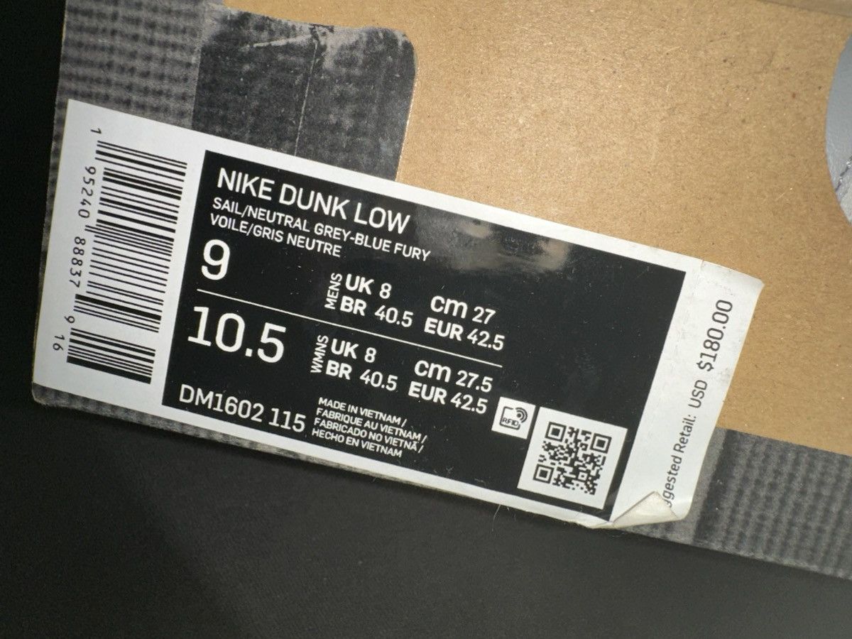 Nike × Off-White Off-white Nike Dunk Low Lot 02 Size US 9 / EU 42 - 3 Thumbnail