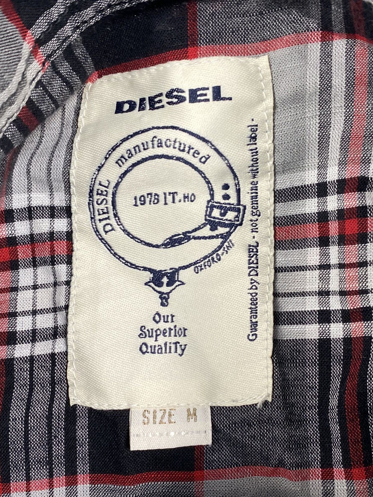 Diesel Vintage Diesel Designer Checkered Button Up Shirt Size US M / EU 48-50 / 2 - 7 Thumbnail