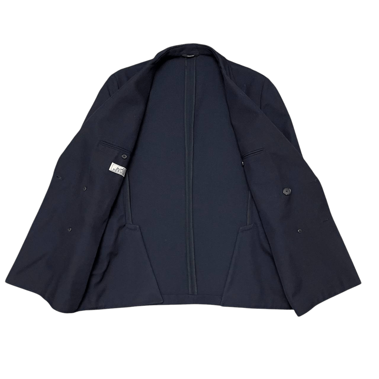 Hermes Hermes Double Breasted Wool Coat Blazer Size US M / EU 48-50 / 2 - 6 Thumbnail