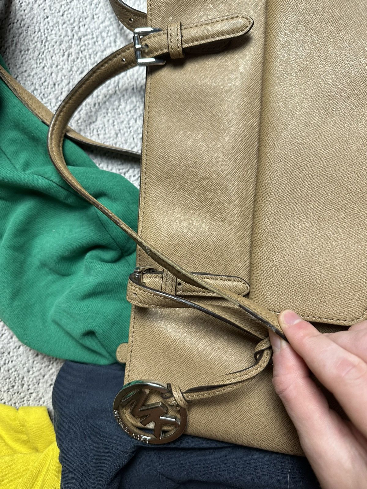 Michael Kors Michael Kors Woman’s Shoulder Bag Tote Beige Old Money Size ONE SIZE - 22 Thumbnail