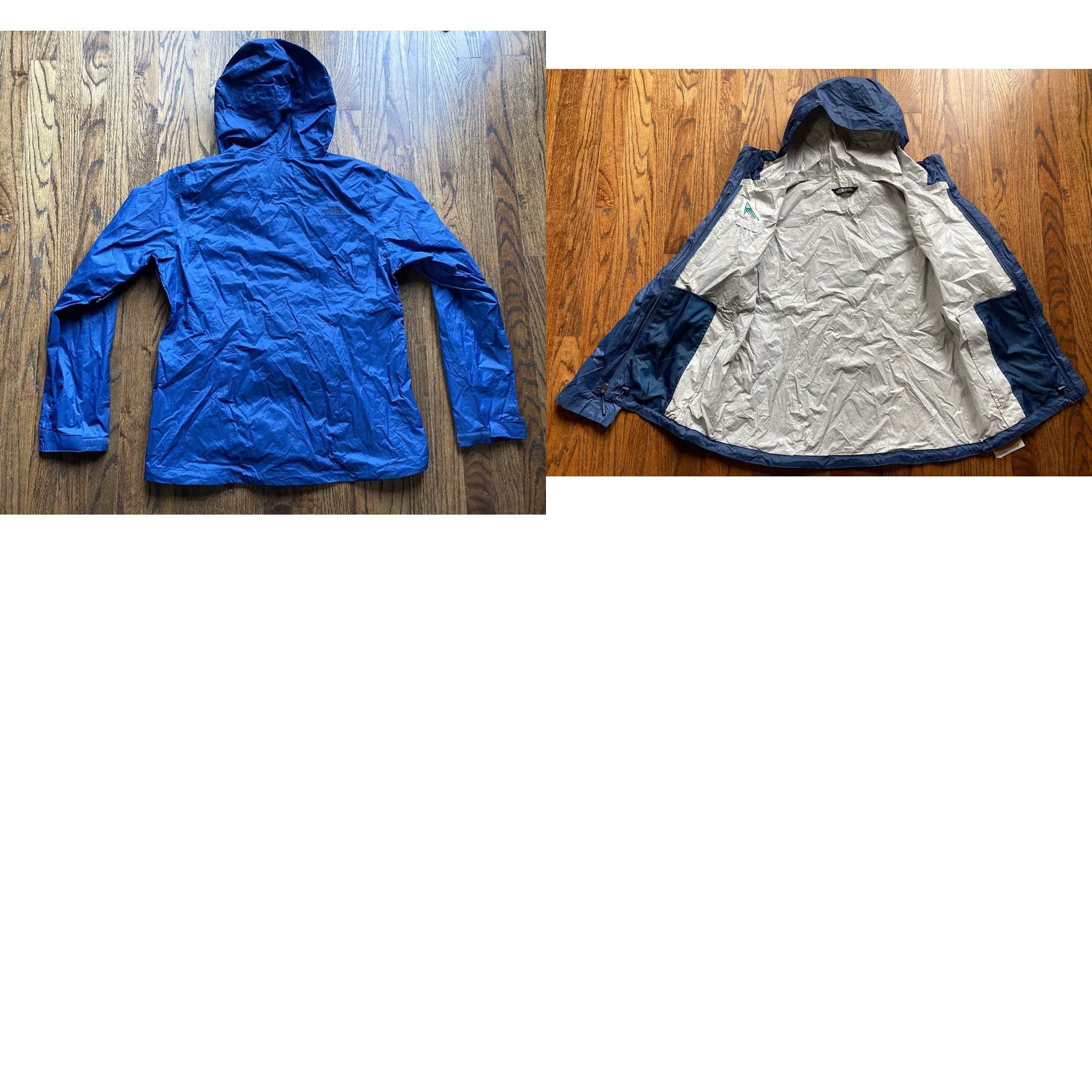 The North Face The North Face Rain Jacket Womens L Blue Hooded Full Zip DryVent Softshell Jacket Size L / US 10 / IT 46 - 9 Thumbnail