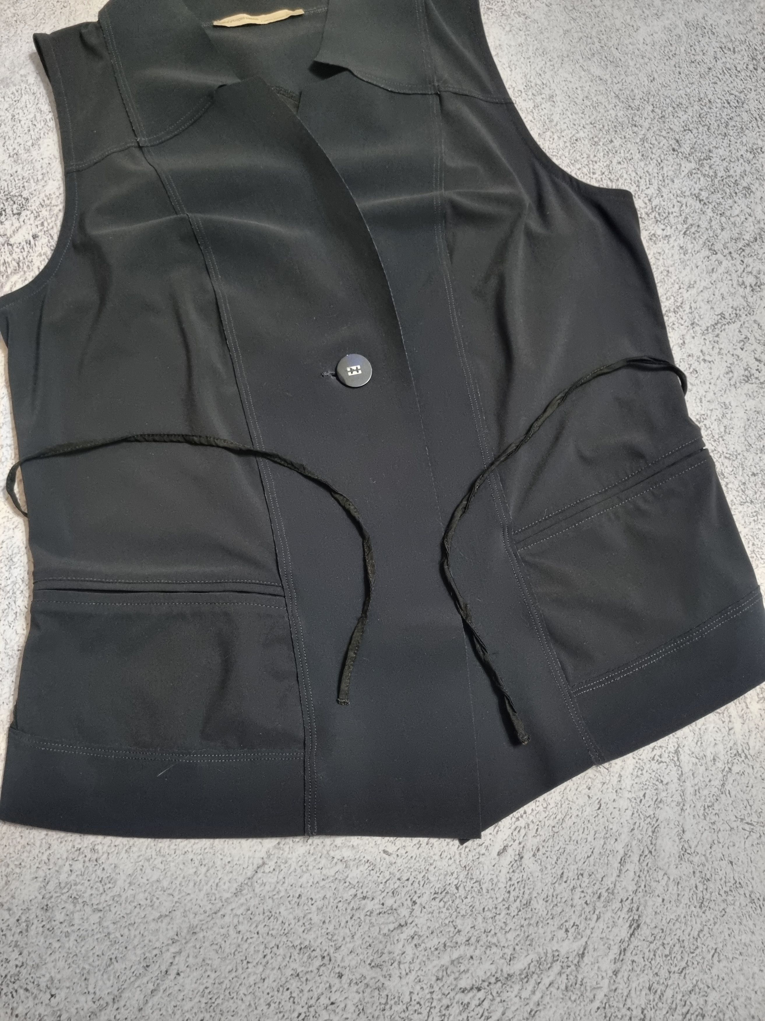 Marithe + Francois Girbaud Marithé + François Girbaud Avant Garde Blouse Vest Size L / US 10 / IT 46 - 8 Thumbnail