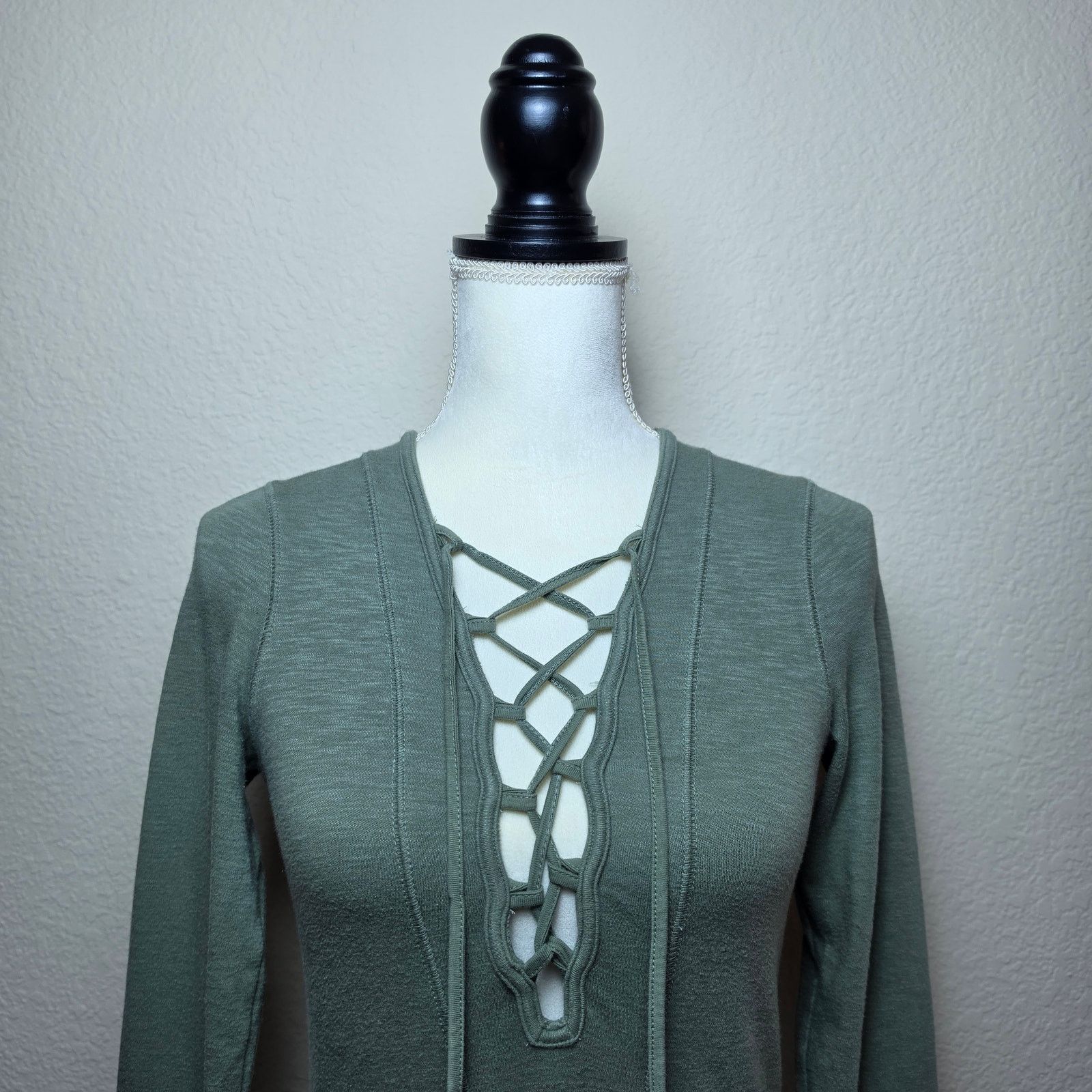 Free People Free People Green Lucky Top XS Size XS / US 0-2 / IT 36-38 - 8 Thumbnail