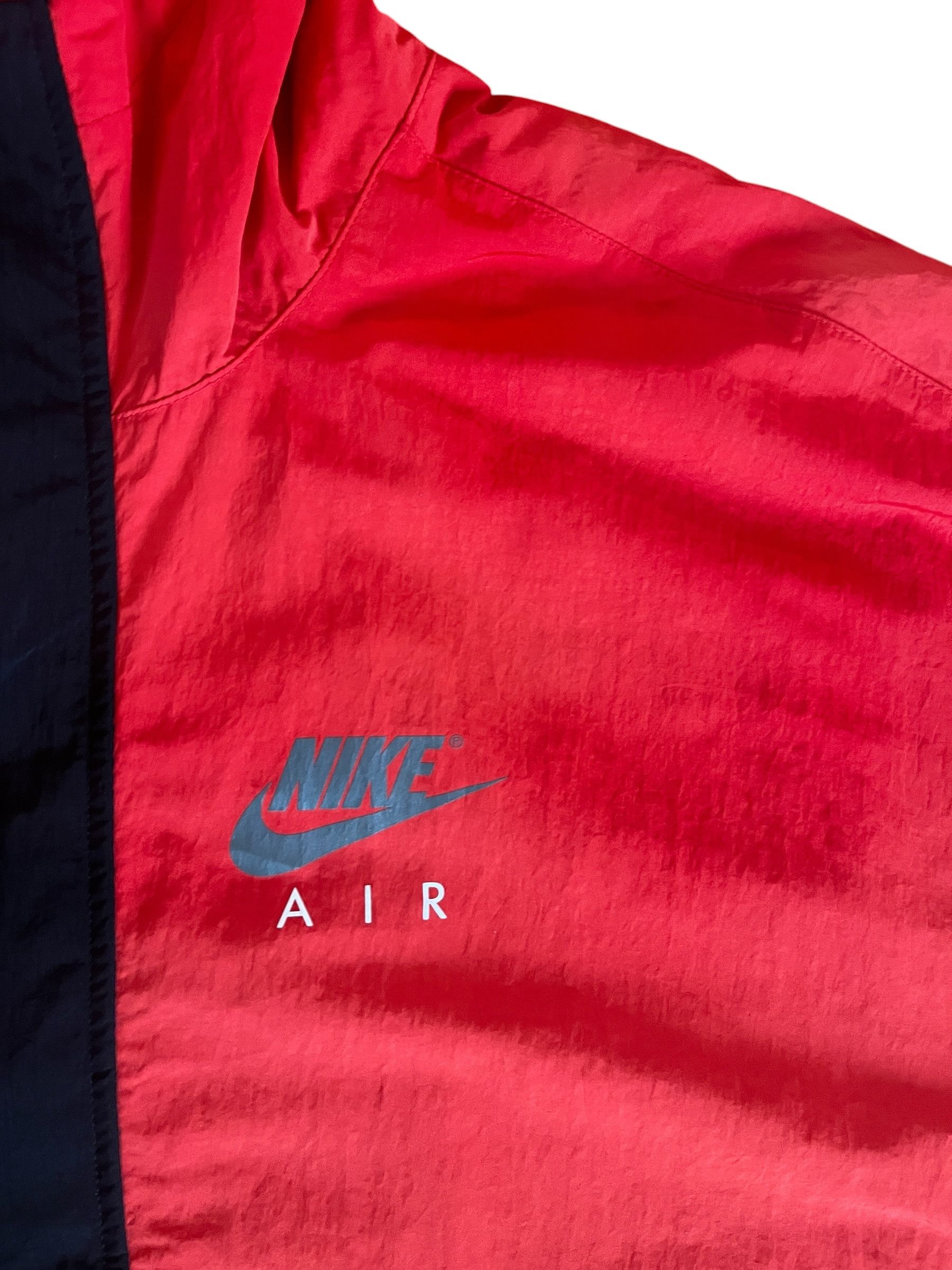 Nike Nike Air Woven Half-Zip Windbreaker Red Black M Size US M / EU 48-50 / 2 - 7 Thumbnail