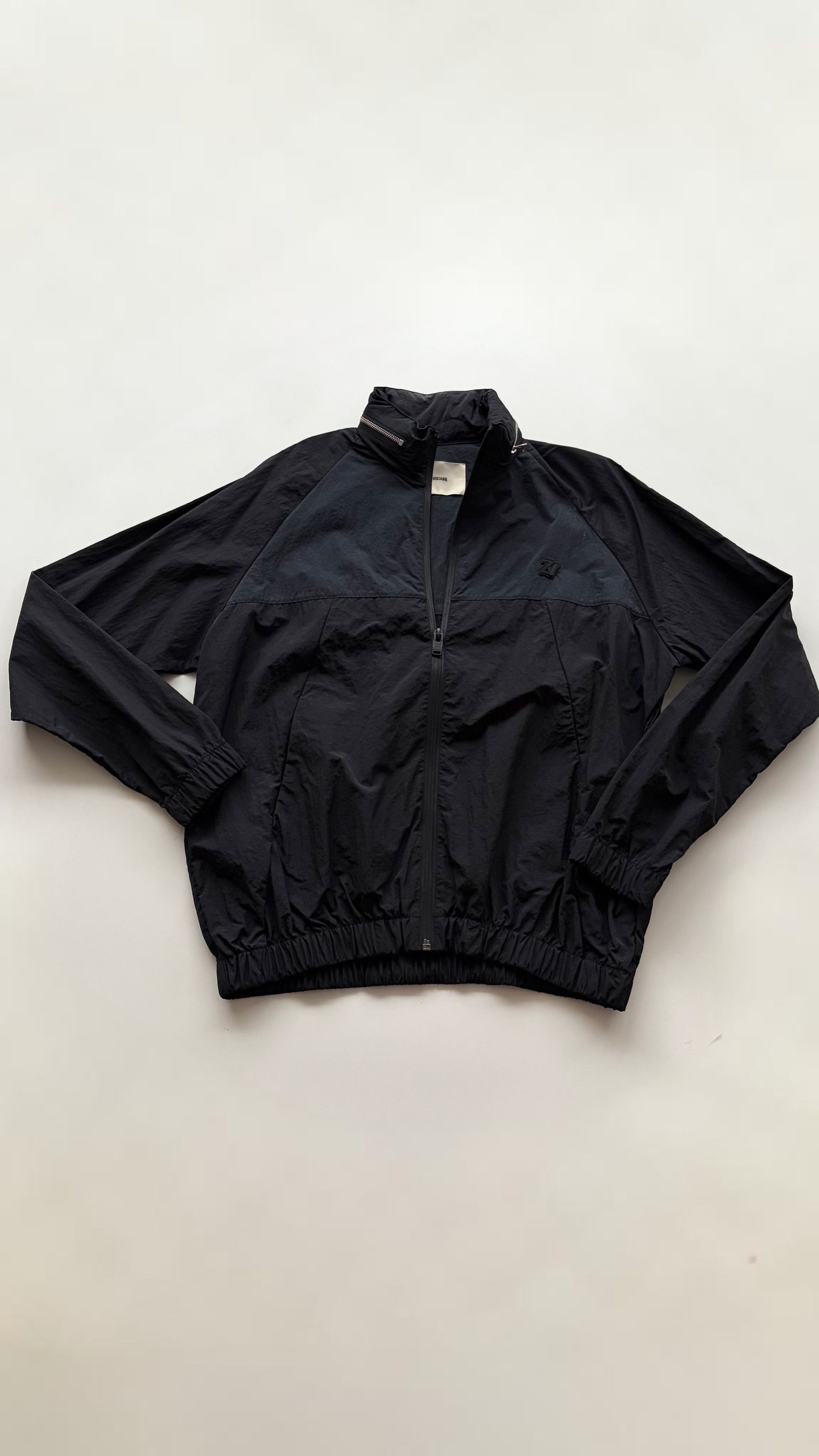 Zadig & Voltaire Zadig & Voltaire Black Nylon Windbreaker Jacket Size US M / EU 48-50 / 2 - 1 Thumbnail