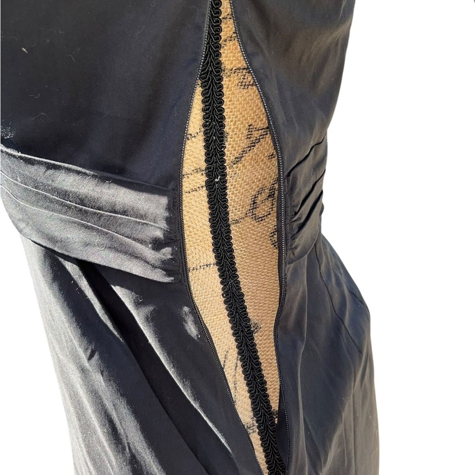 Ann Taylor Vintage Ann Taylor Classic Black Long Sleeve Dress Size XS / US 0-2 / IT 36-38 - 4 Thumbnail