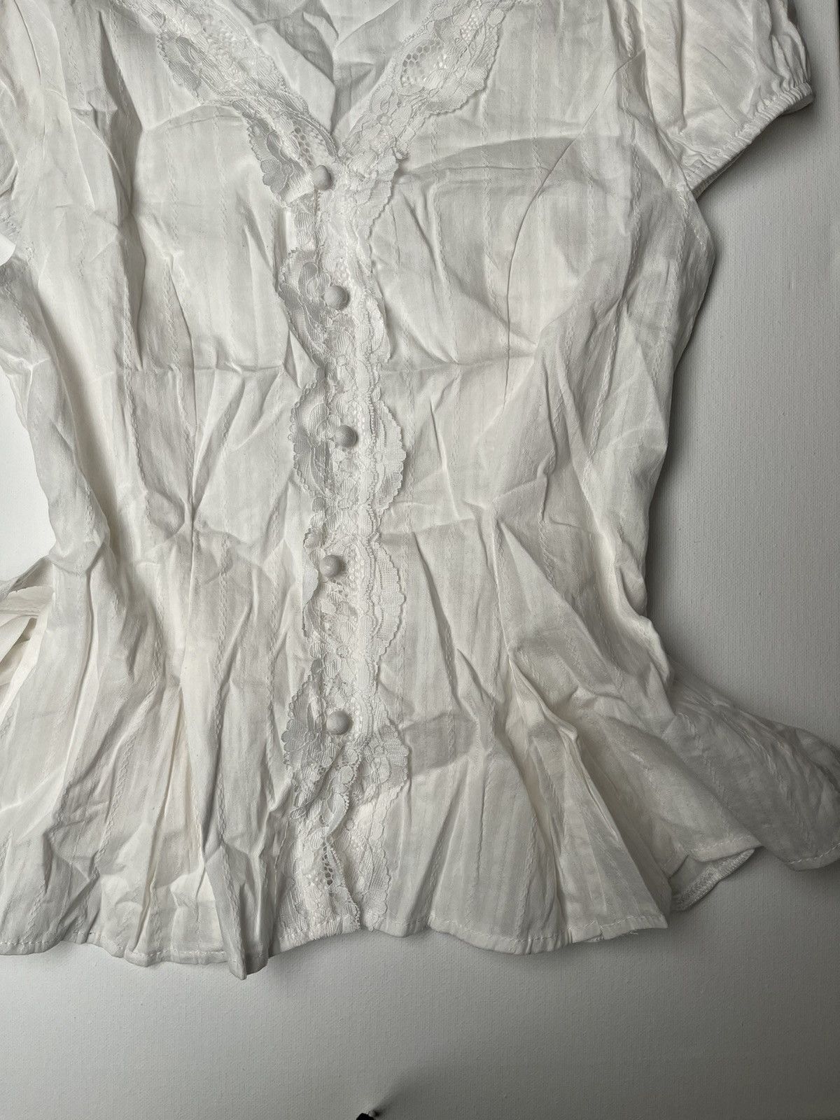 Other White lace blouse Size S / US 4 / IT 40 - 2 Thumbnail