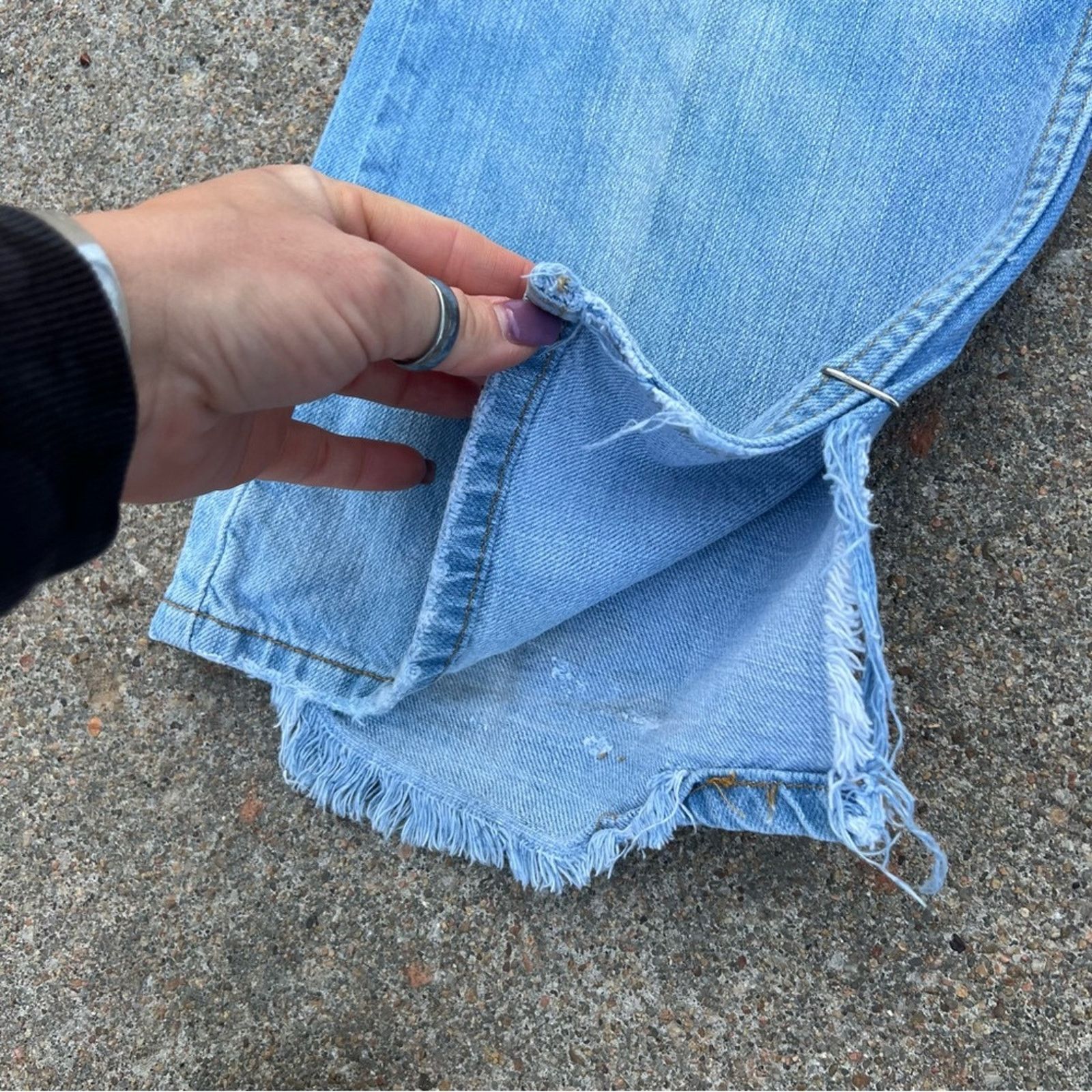 Levi's Levi’s 527 Low Boot Cut Jeans upcycle patch art Jack Daniels Size US 34 / EU 50 - 10 Thumbnail