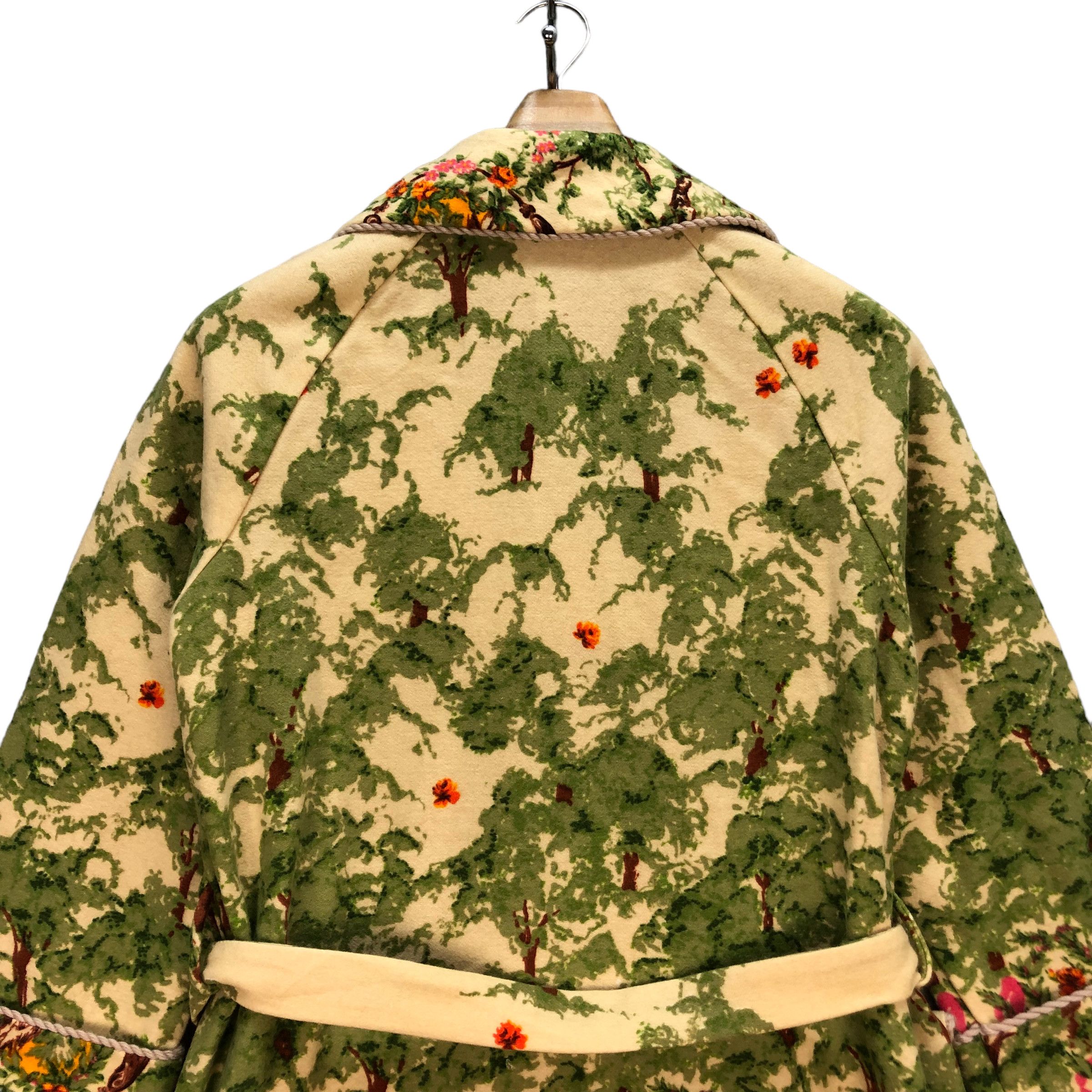 Japanese Brand VINTAGE JAPAN TRADITIONAL FLORAL FULLPRINT ROBES #7368-135 Size M / US 6-8 / IT 42-44 - 10 Thumbnail