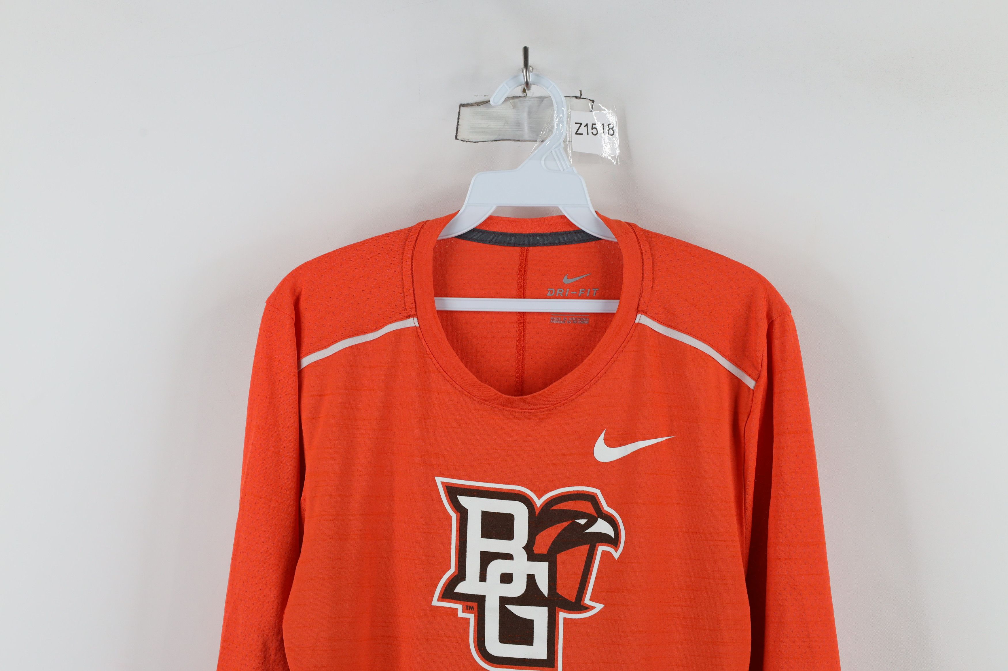 Nike × Vintage Nike Bowling Green State University Hockey T-Shirt Orange Size US S / EU 44-46 / 1 - 2 Thumbnail