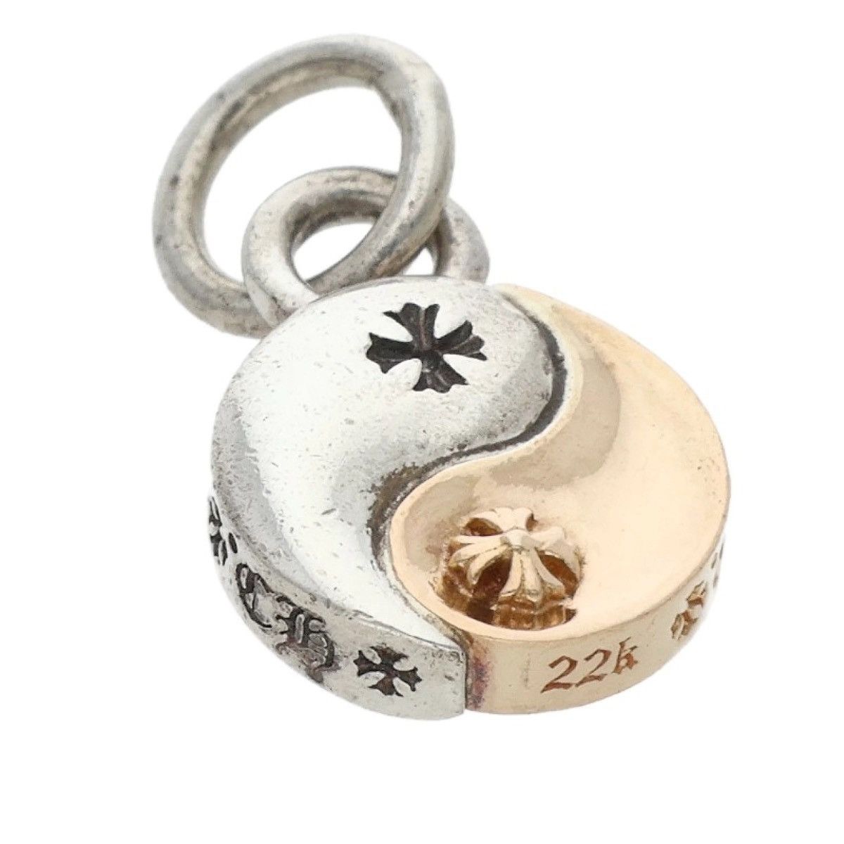 Chrome Hearts Chrome Hearts YIN YANG Silver Gold Charm Necklace Size ONE SIZE - 4 Thumbnail