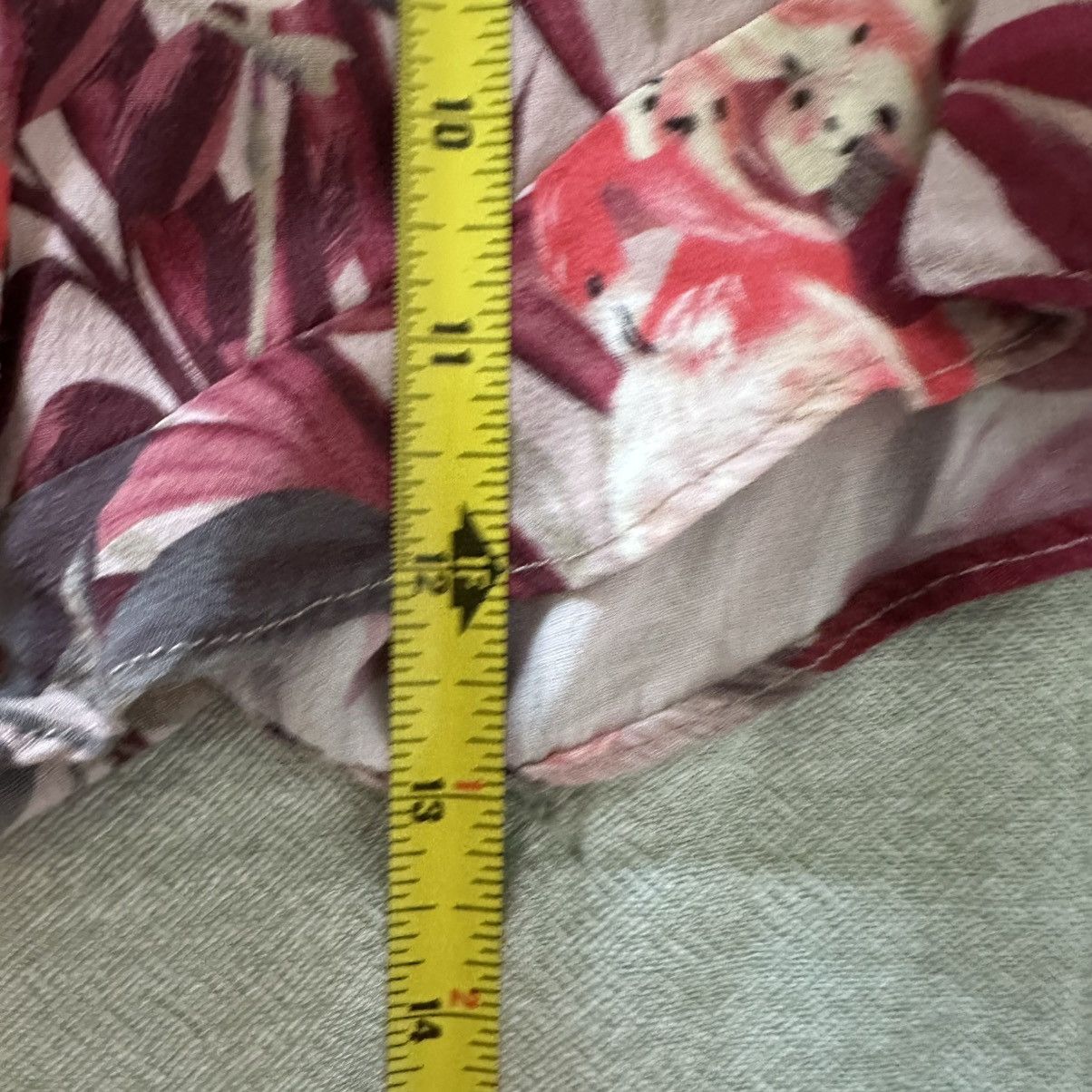 Zara Zara Tropical Print Ruffle Hem Shorts Medium Size 30" / US 8 / IT 44 - 4 Thumbnail