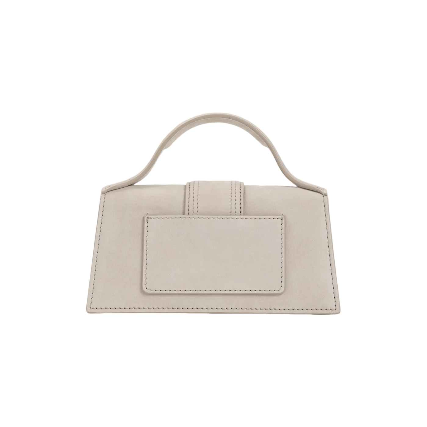 JACQUEMUS Bambino Dark Beige Suede Bag New/Auth