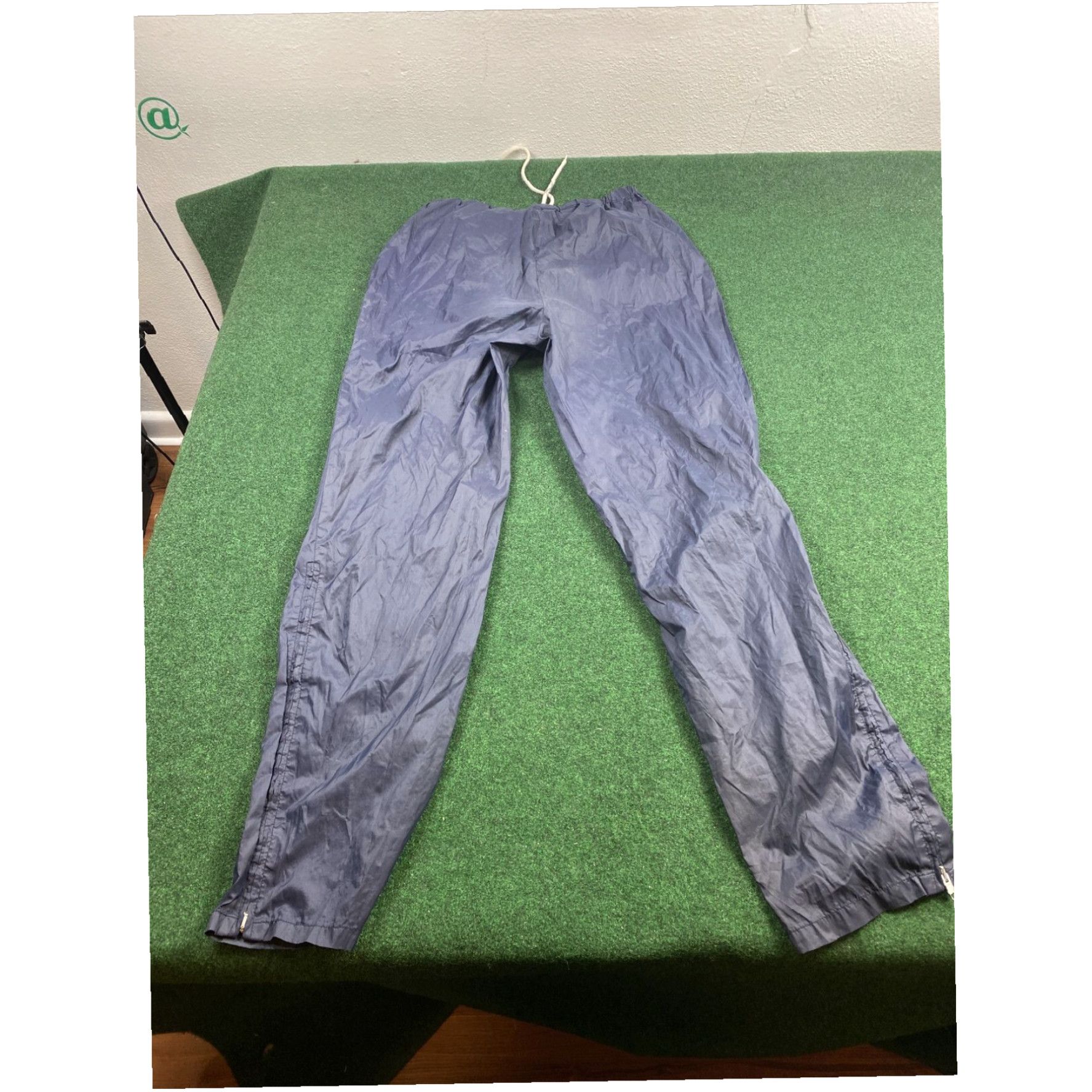 Nike Vintage Nike made in italy Mens large Blue Windbreaker Track Pants 90s RARE Size US 33 - 7 Thumbnail