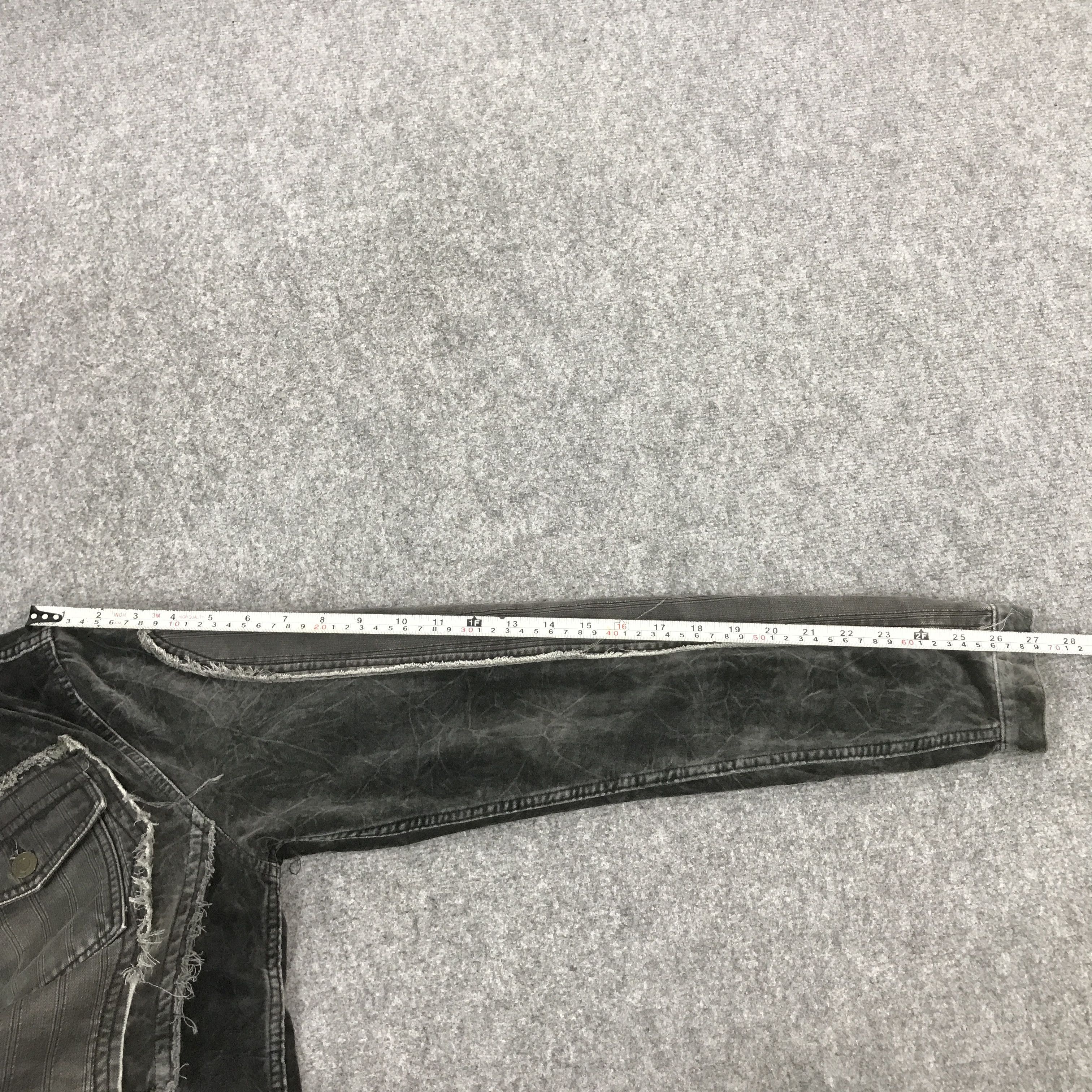 If Six Was Nine × Japanese Brand × Le Grande Bleu (L.G.B.) IFSIXWASNINE STYLE ALBE VELVET BLACK FADED JACKET Size US L / EU 52-54 / 3 - 10 Thumbnail