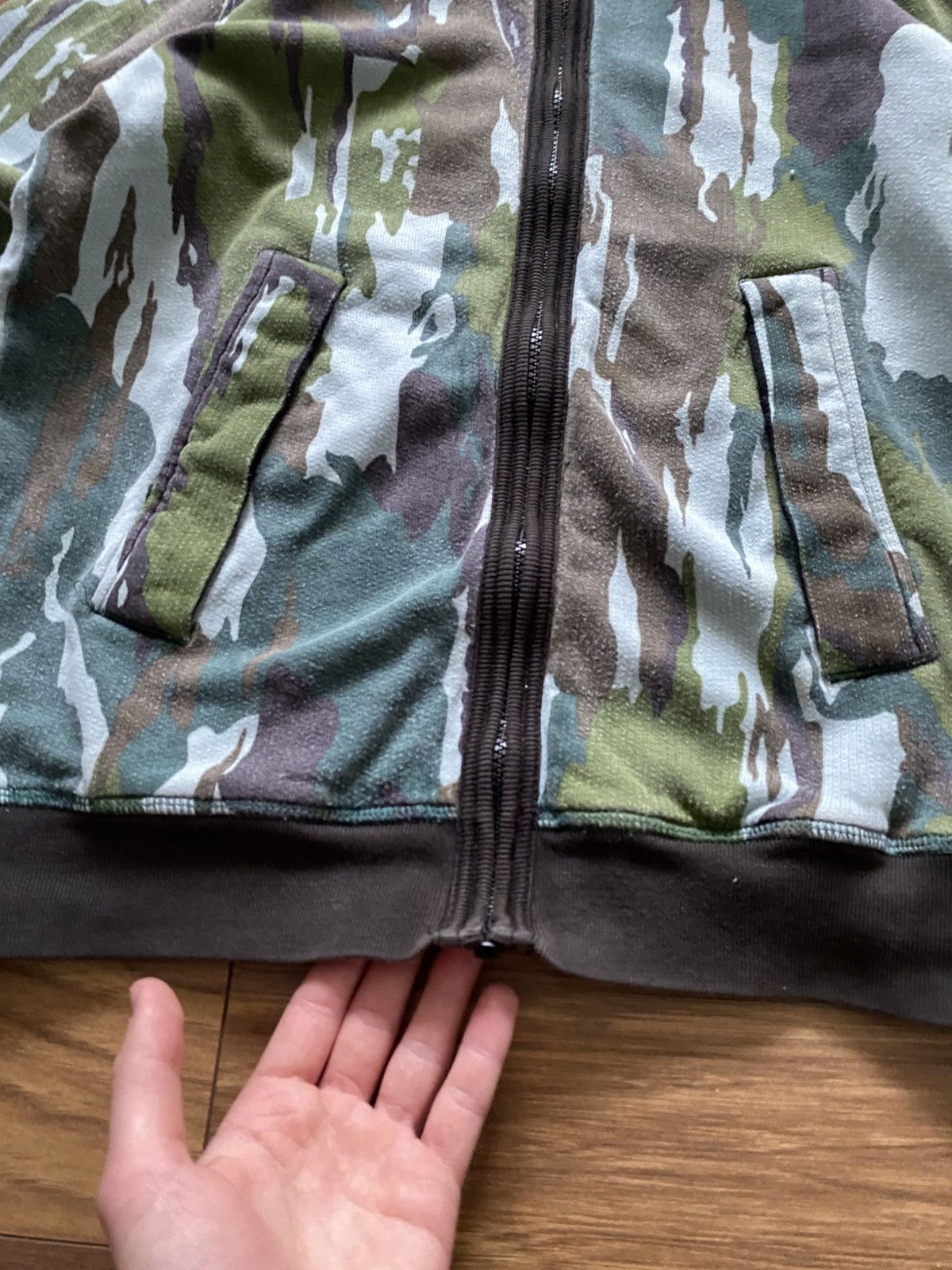 Stone Island Stone Island Flowing Camo Zip hoodie Y2k Swag Size US M / EU 48-50 / 2 - 6 Thumbnail