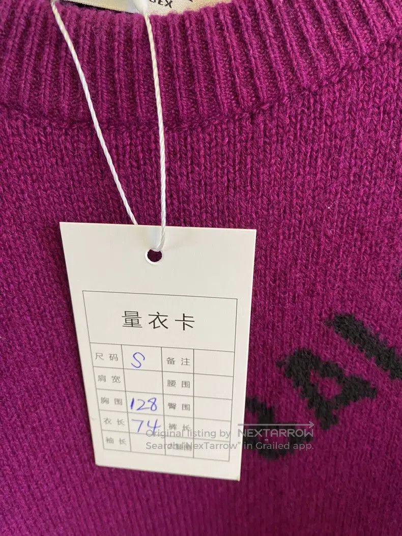 Balenciaga Balenciaga Sweater with Bullet Screen Letters Size US S / EU 44-46 / 1 - 5 Thumbnail
