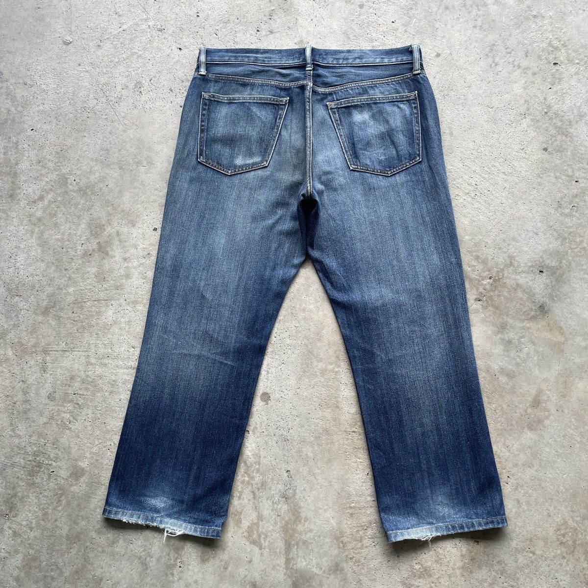 Japanese Brand W36 Vintage Japanese Distressed Jeans Faded Denim Pants Size US 36 / EU 52 - 10 Thumbnail