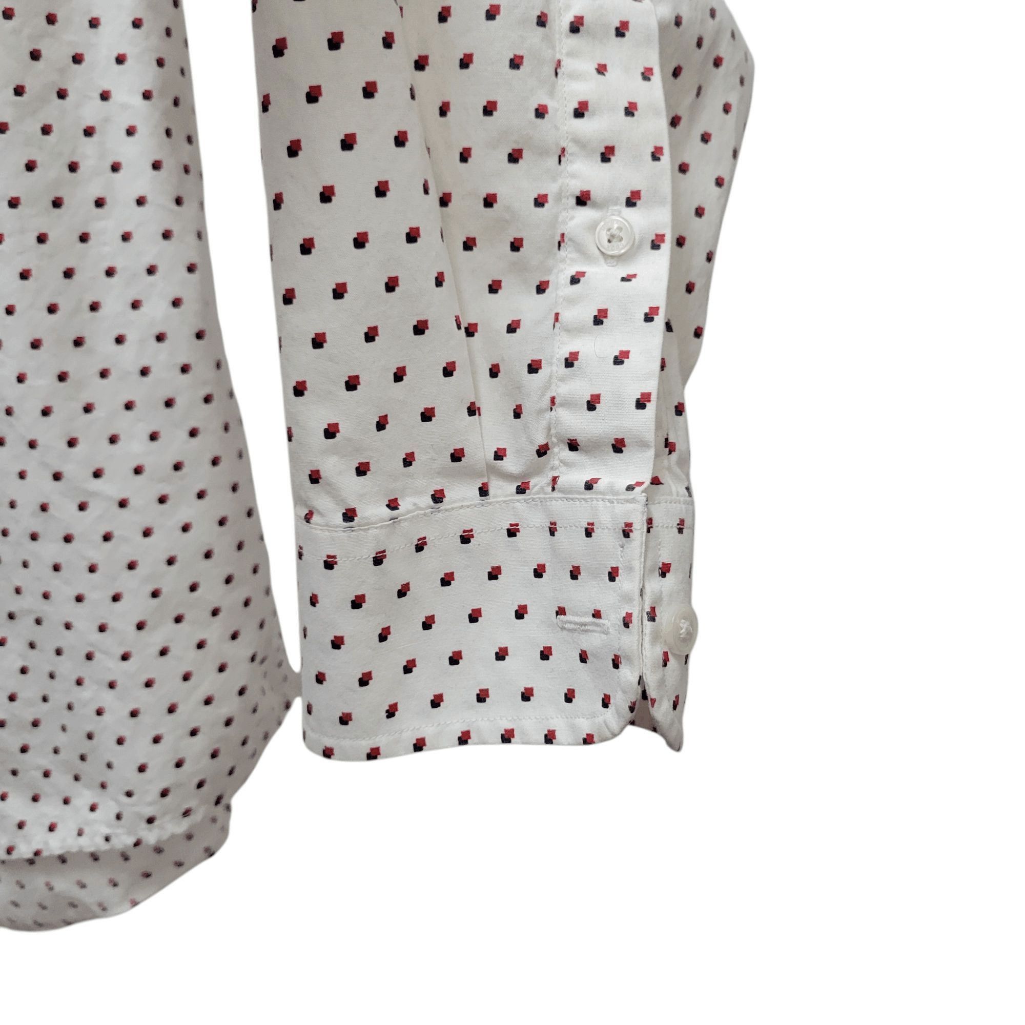 Michael Kors Michael Kors Classic Fit Polka-dot Shirt Men's Size Large Size US L / EU 52-54 / 3 - 3 Thumbnail