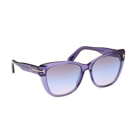 Tom Ford TOM FORD GENEVIEVE TF916/S 81B SHINY VIOLET SMOKE  display picture 2
