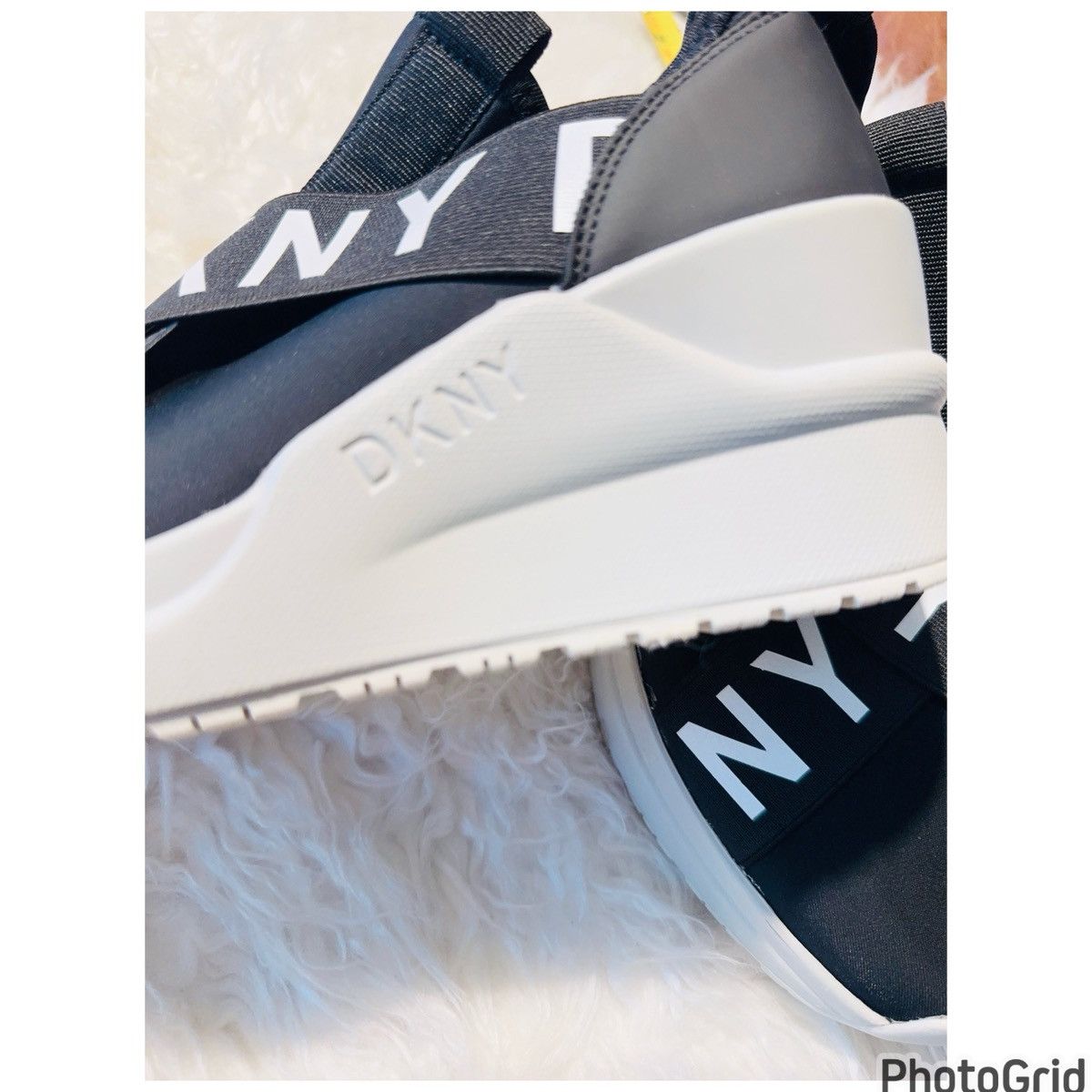 DKNY DKNY Leya Wedge Sneakers Size US 7.5 / IT 37.5 - 10 Thumbnail