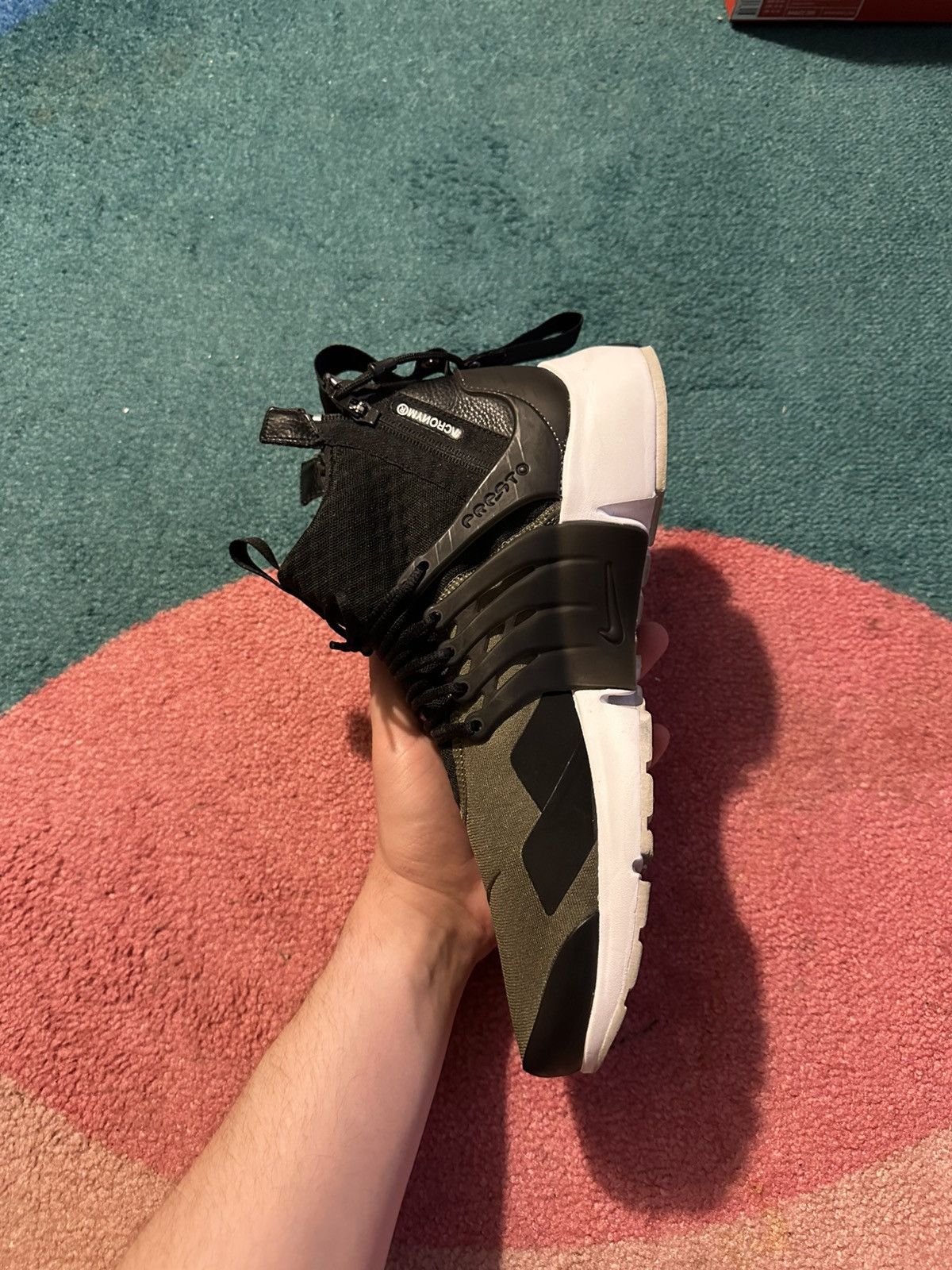 Acronym × Nike Acronym x Air Presto Mid Olive Size US 12 / EU 45 - 5 Thumbnail