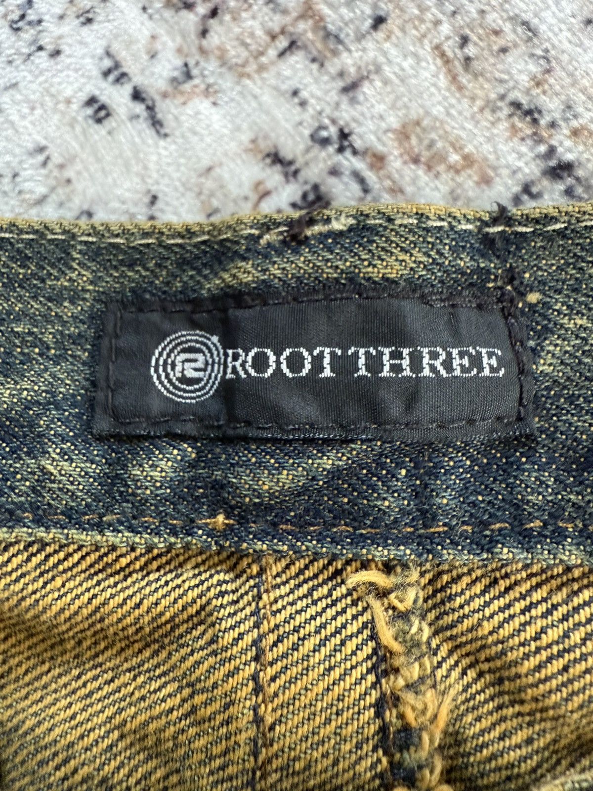 Hysteric Glamour Root Three Japan Mud Wash Distressed Studded Jeans Size US 29 - 21 Thumbnail