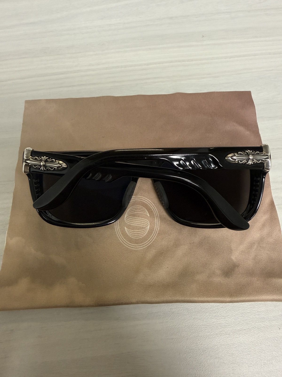 Chrome Hearts Chrome hearts disco stick sunglasses. Gloss black Size ONE SIZE - 8 Thumbnail