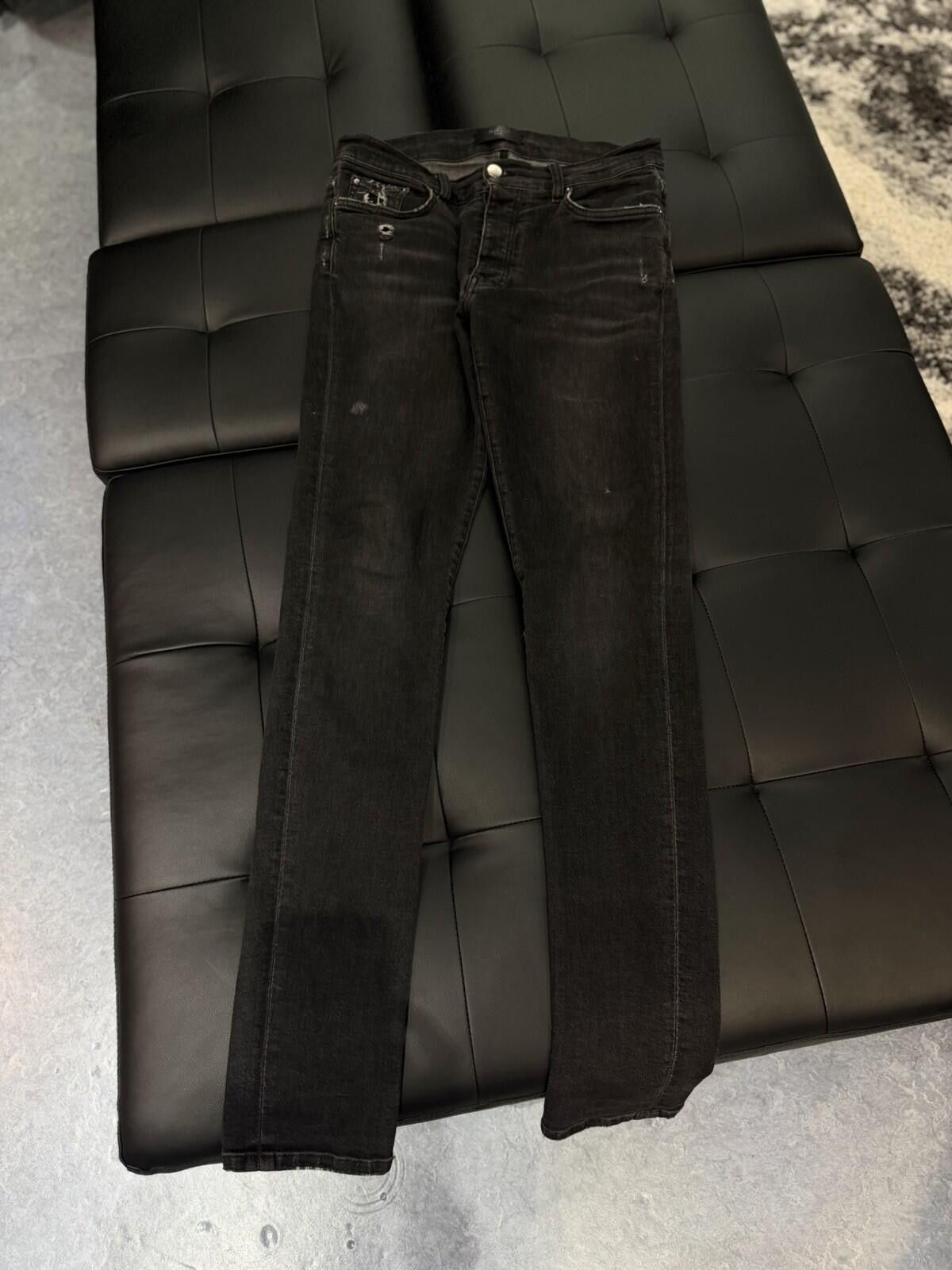 Amiri Size 30 - Amiri Black Jeans 100% Authentic Quick Shipping Size US 30 / EU 46 - 4 Thumbnail