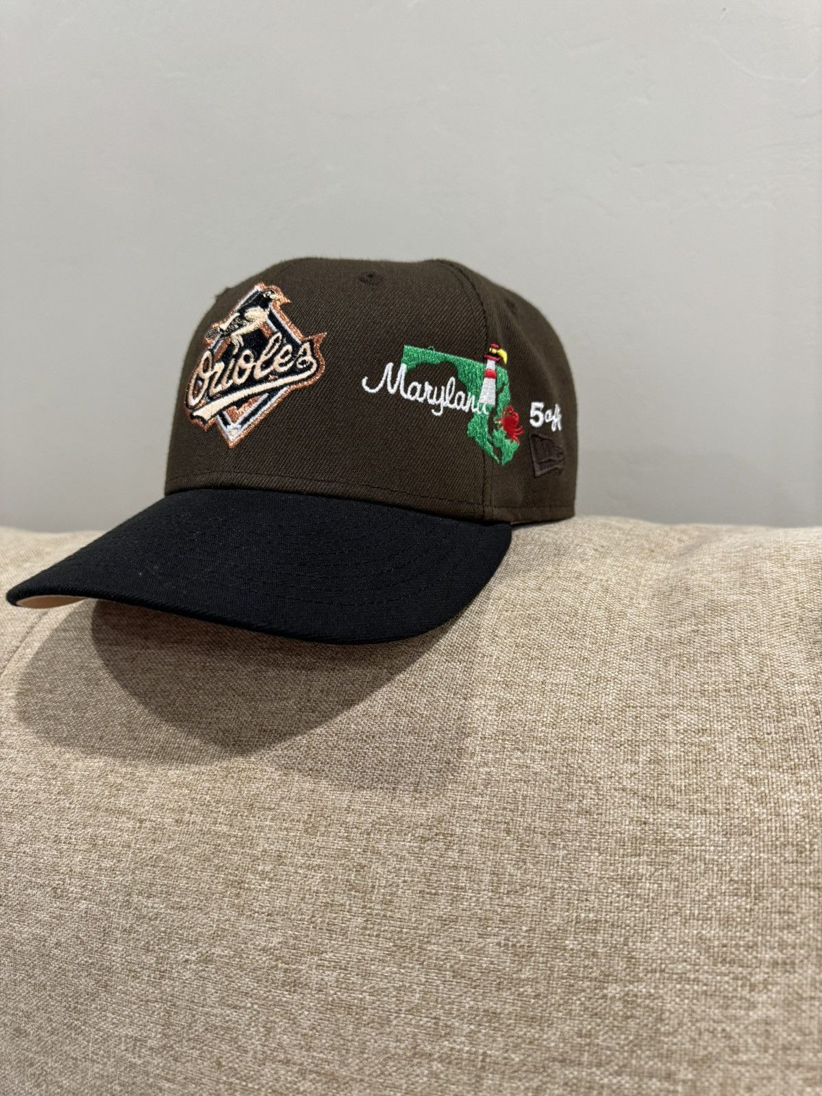 New Era EWDIL - Lord Fubu Orioles fitted size 7 1/8 brown/black Size ONE SIZE - 1 Thumbnail