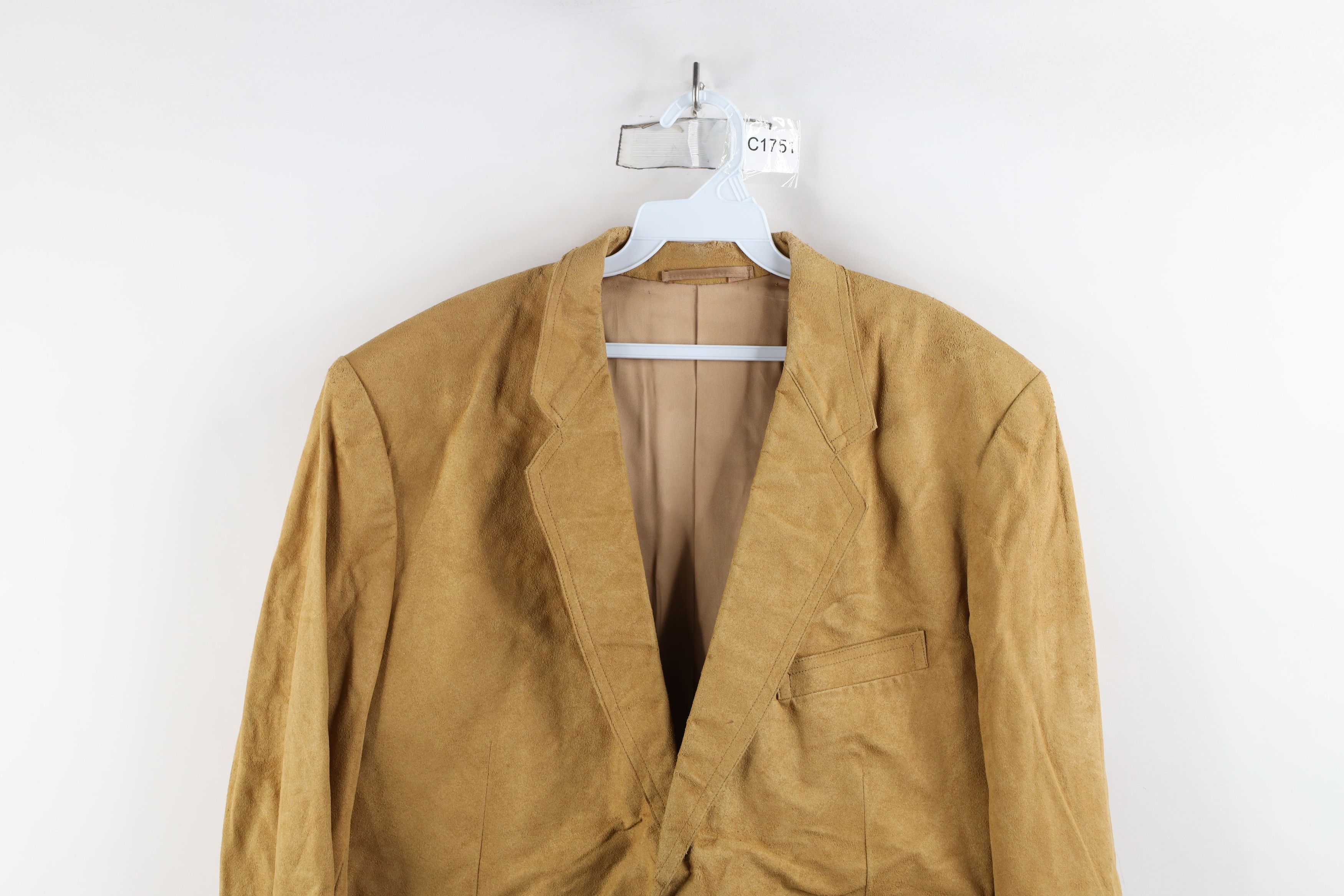 Vintage Vintage 70s 80s Streetwear Leather Blazer Suit Coat Jacket Size US L / EU 52-54 / 3 - 2 Thumbnail