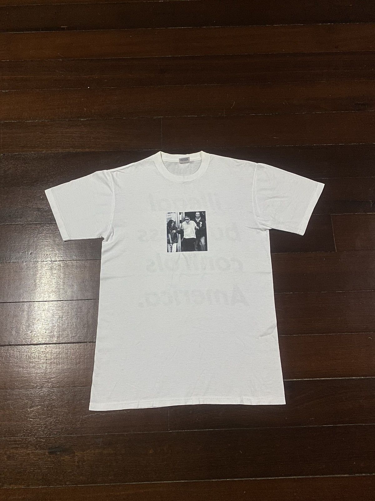 Supreme Supreme illegal business controls America tee Size US M / EU 48-50 / 2 - 4 Thumbnail