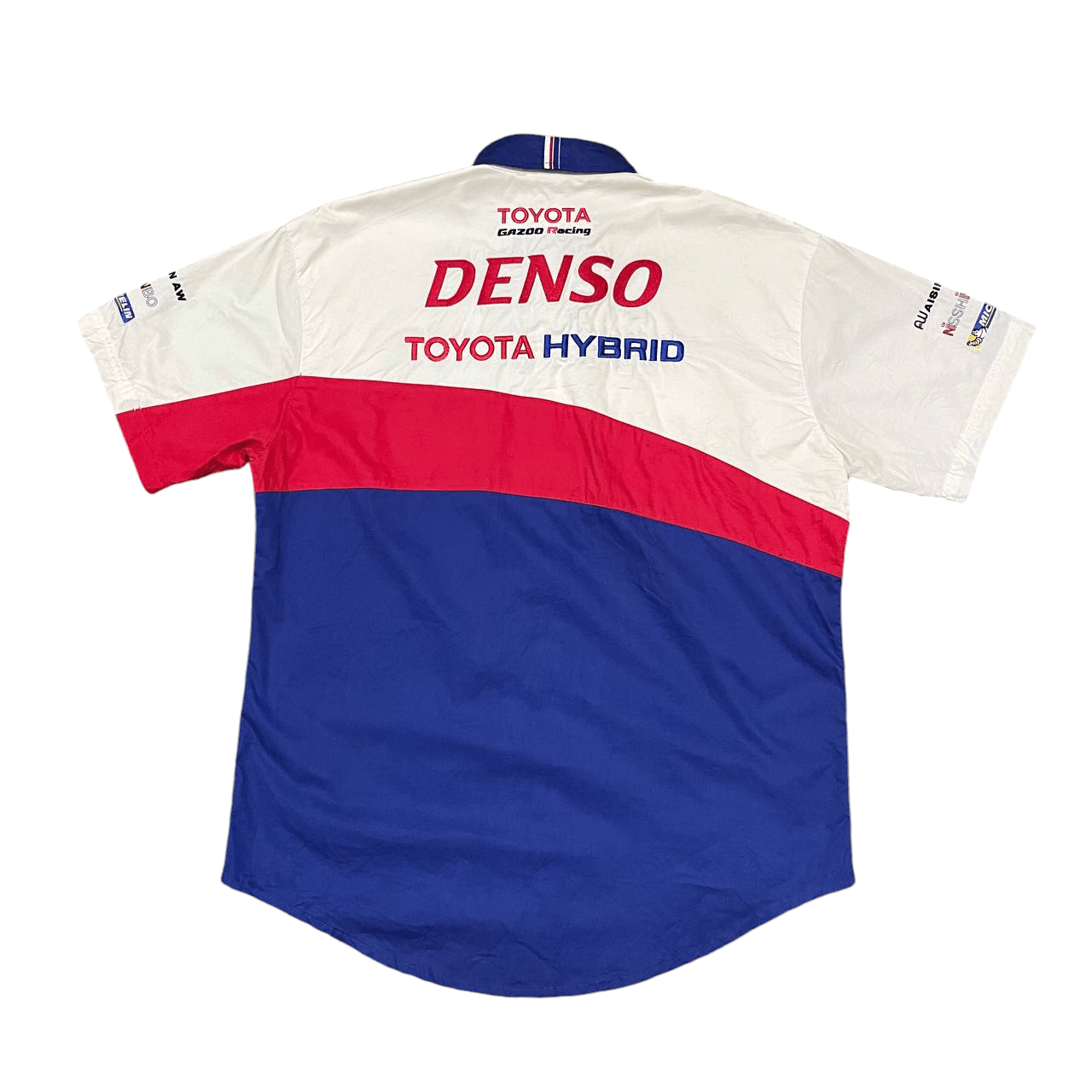 Japanese Brand Vintage Toyota Hybrid Racing Button Up Shirt Size US XL / EU 56 / 4 - 10 Thumbnail