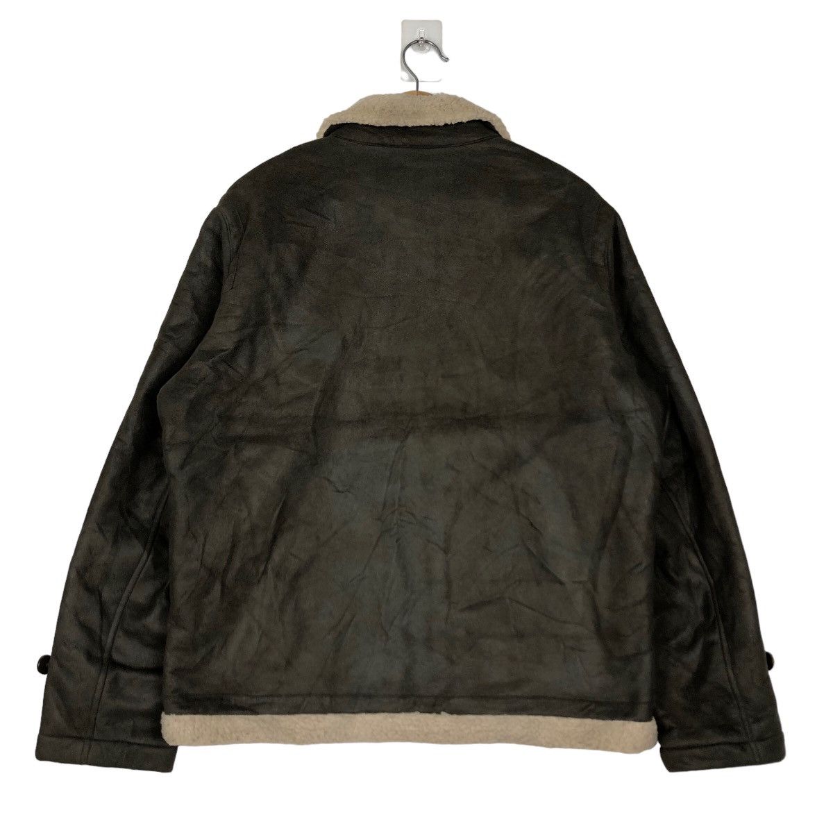 Japanese Brand 🔥90’s VINTAGE SOFT LEATHER JACKET SHERLING UNIQLO JAPAN Size US XL / EU 56 / 4 - 8 Thumbnail