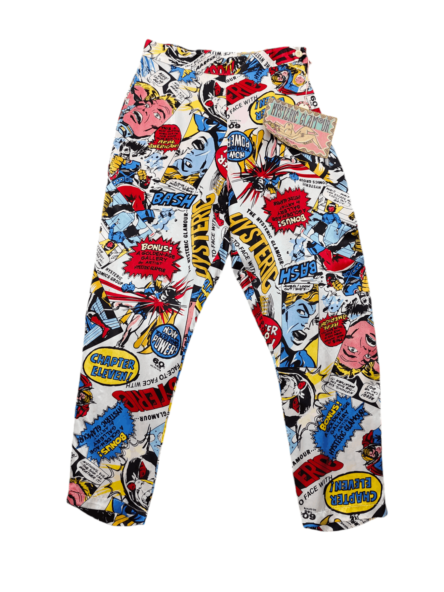 Hysteric Glamour 90s Hysteric Glamour💥 Archive Comics Group Silk Pants Size 28" / US 6 / IT 42 - 1 Thumbnail