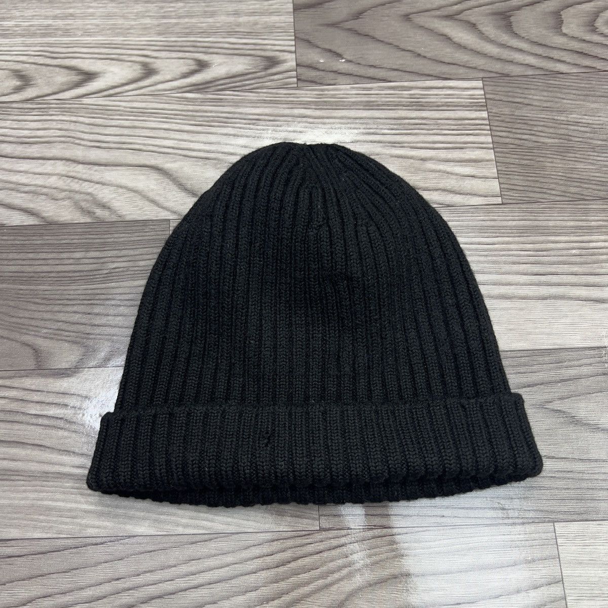 Prada Prada Linea Rossa Ribbed Wool Beanie Size ONE SIZE - 2 Thumbnail