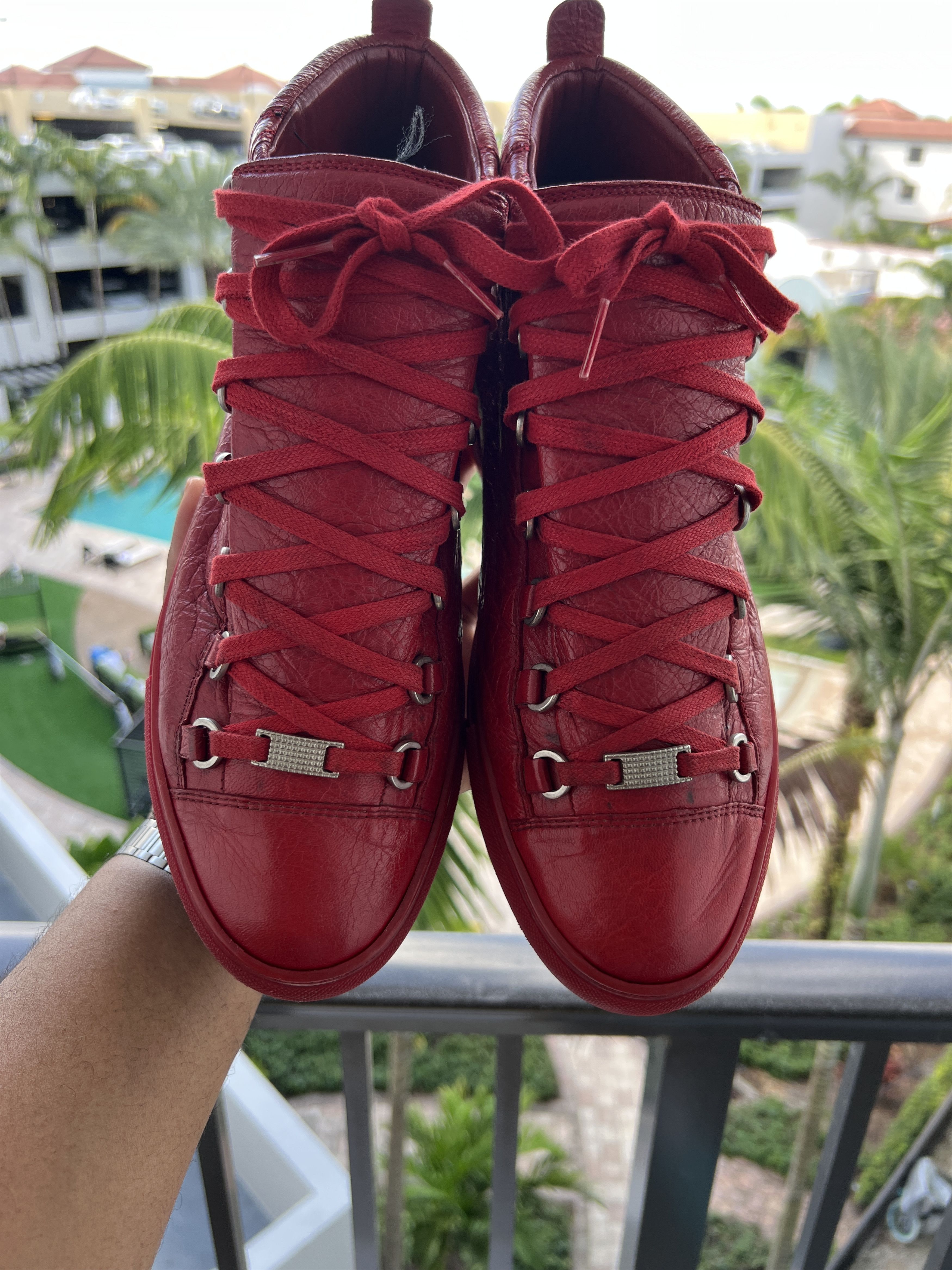 BALENCIAGA バレンシアガ ARENA アリーナ レザー ローカット