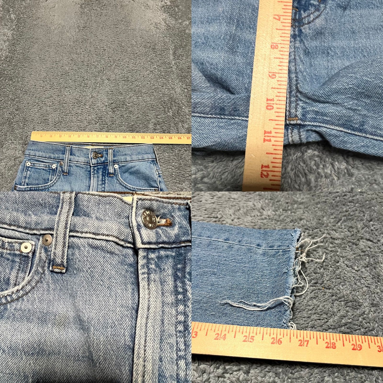 Madewell Madewell Jeans Womens Perfect Vintage Cropped Blue 24 Size 42" / US 20 - 8 Thumbnail